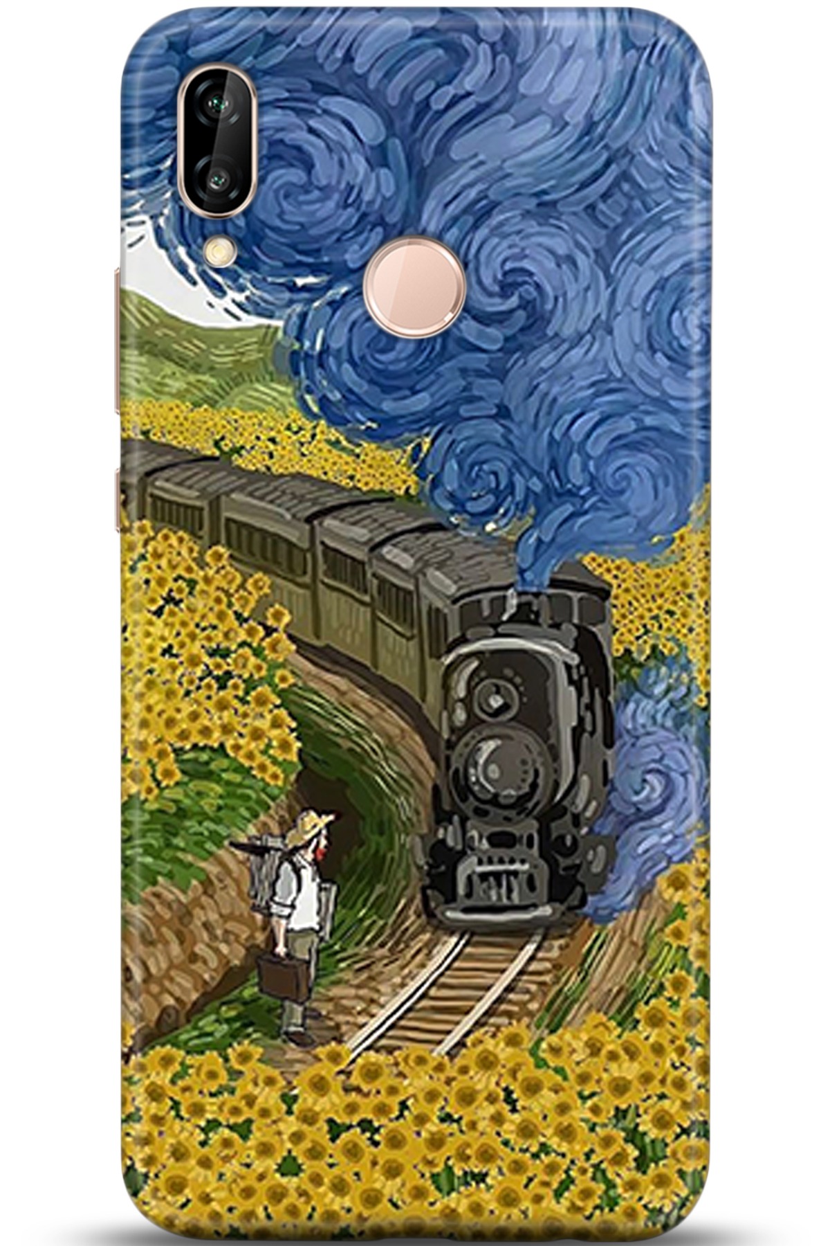 Huawei P20 Lite Uyumlu Kılıf HD Baskılı Kılıf - Followed Institution 5344