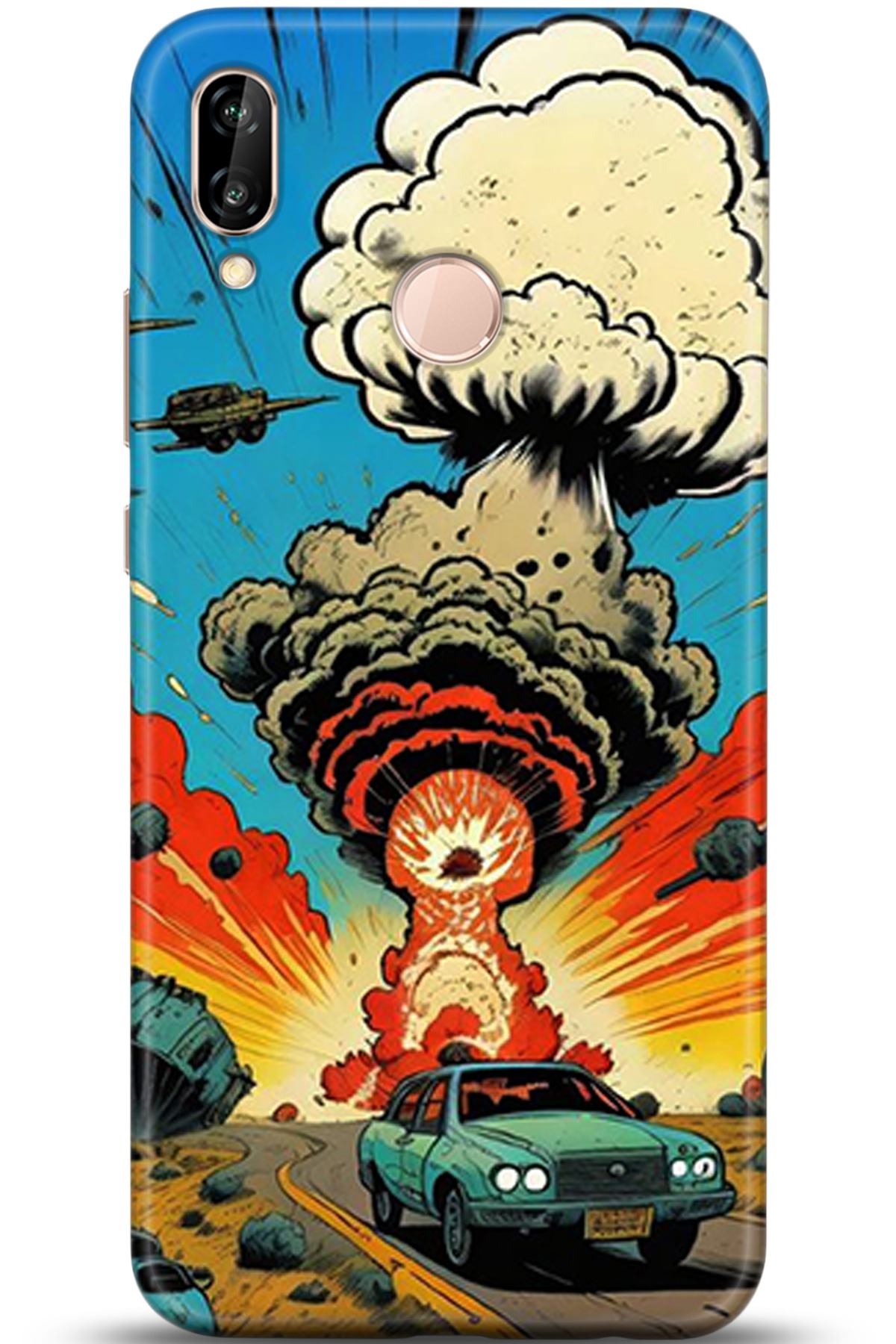 Huawei P20 Lite Uyumlu Kılıf HD Baskılı Kılıf - Followed Institution 5361