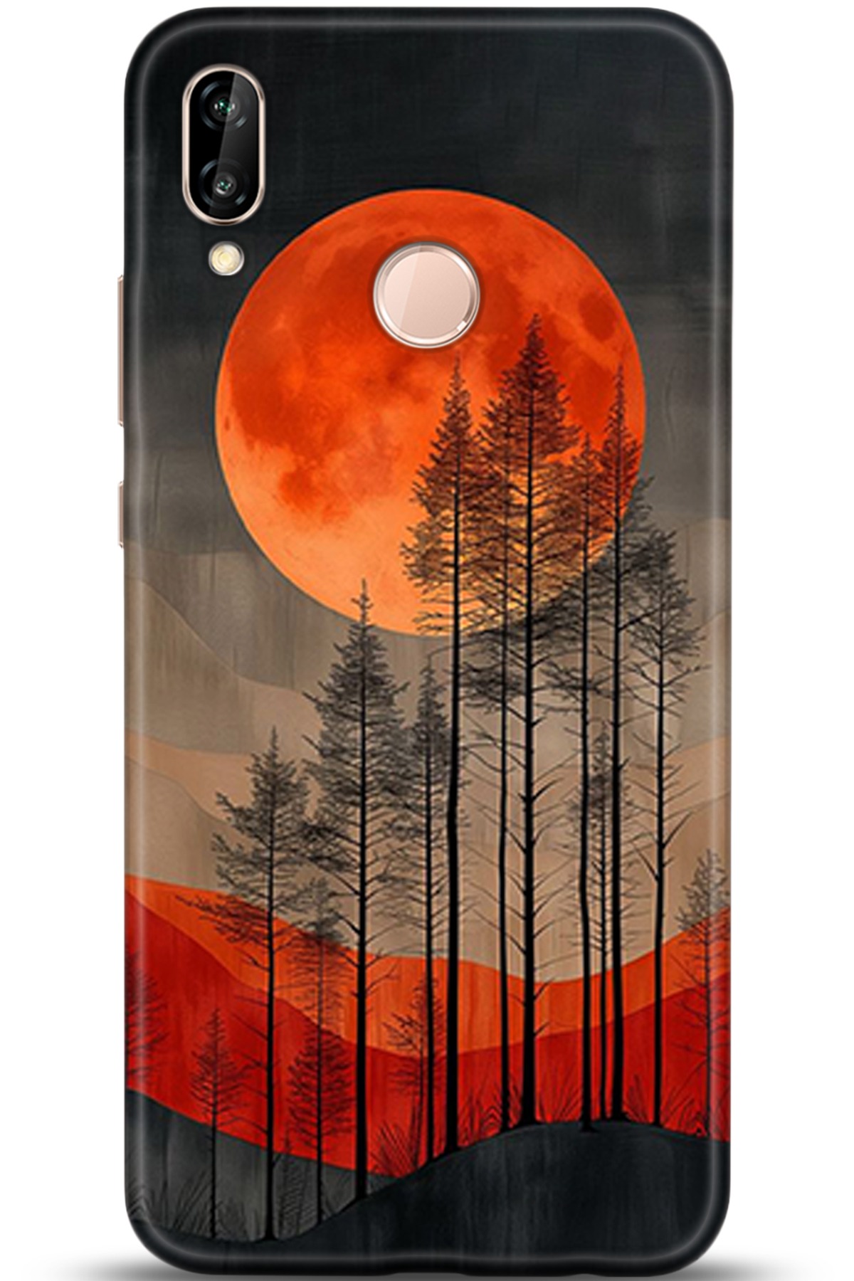 Huawei P20 Lite Uyumlu Kılıf HD Baskılı Kılıf - Followed Institution 5370