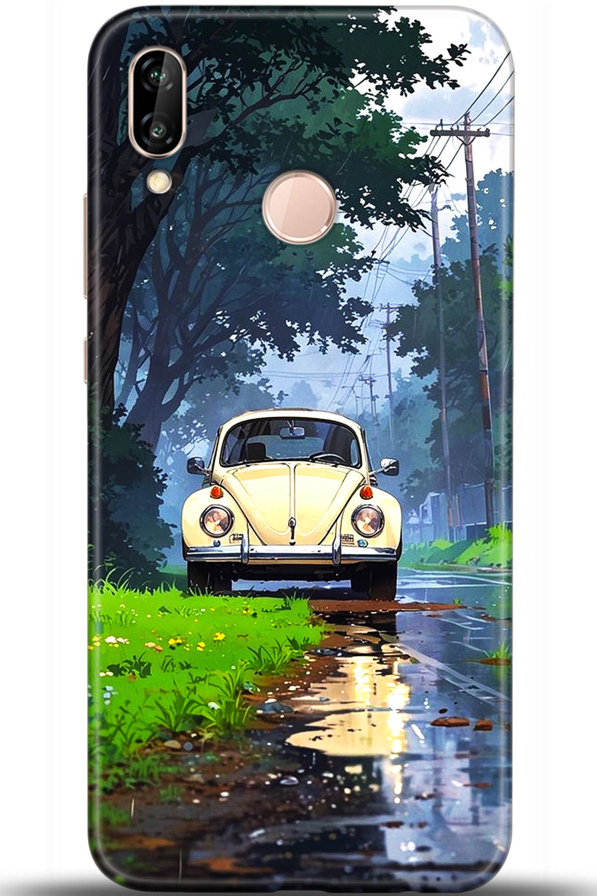 Huawei P20 Lite Uyumlu Kılıf HD Baskılı Kılıf - Followed Institution 5562