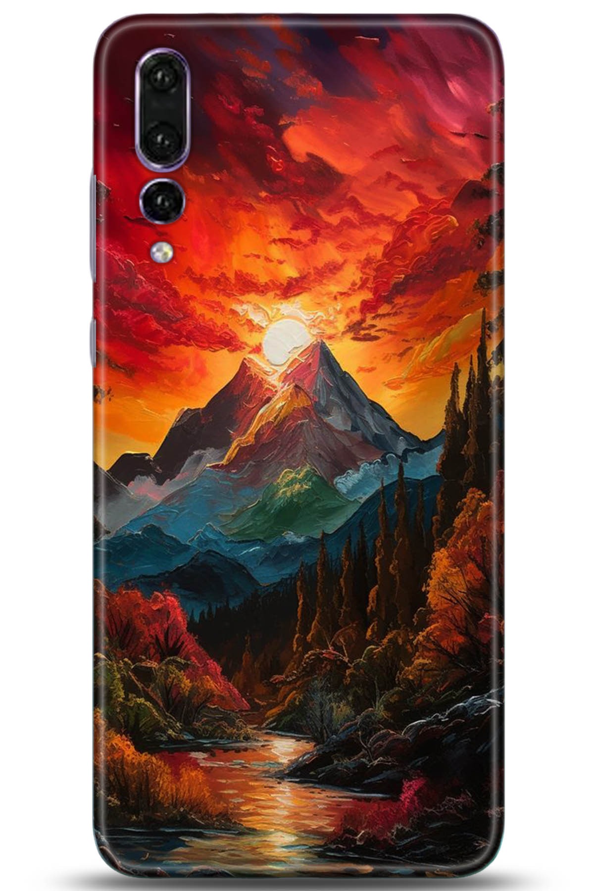 Huawei P20 Pro Uyumlu Kılıf HD Baskılı Kılıf - Followed Institution 5224