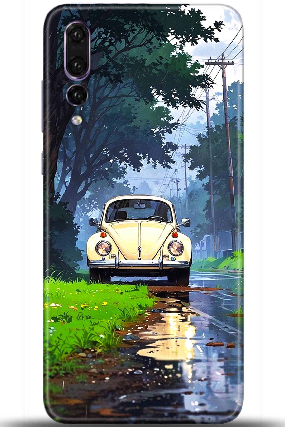 Huawei P20 Pro Uyumlu Kılıf HD Baskılı Kılıf - Followed Institution 5562