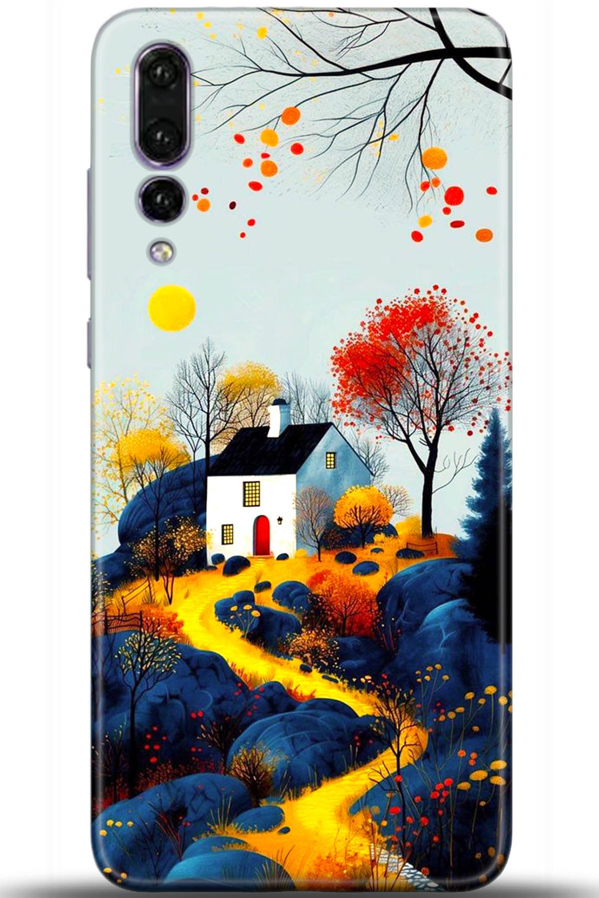 Huawei P20 Pro Uyumlu Kılıf HD Baskılı Kılıf - Followed Institution 5569