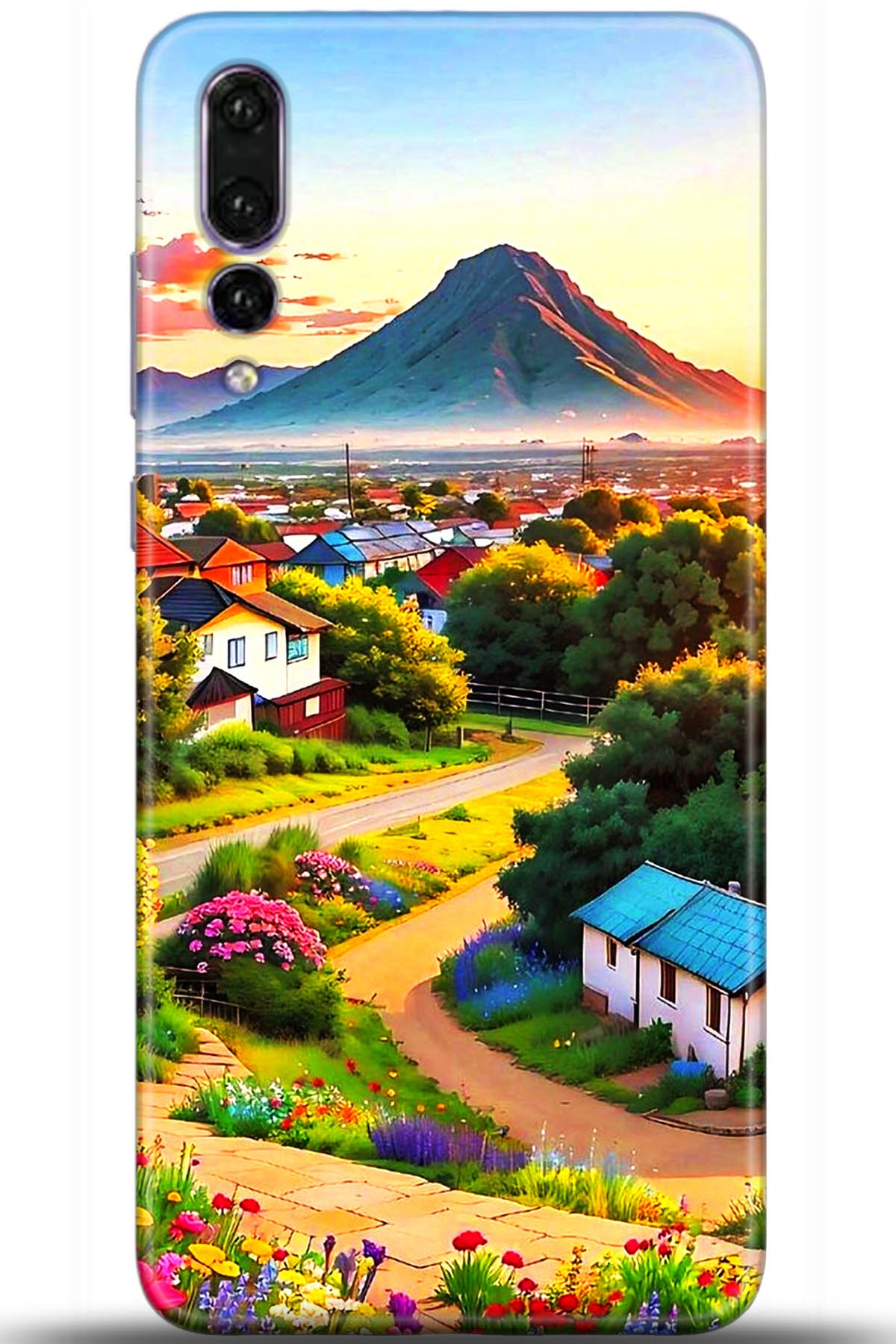 Huawei P20 Pro Uyumlu Kılıf HD Baskılı Kılıf - Followed Institution 5605