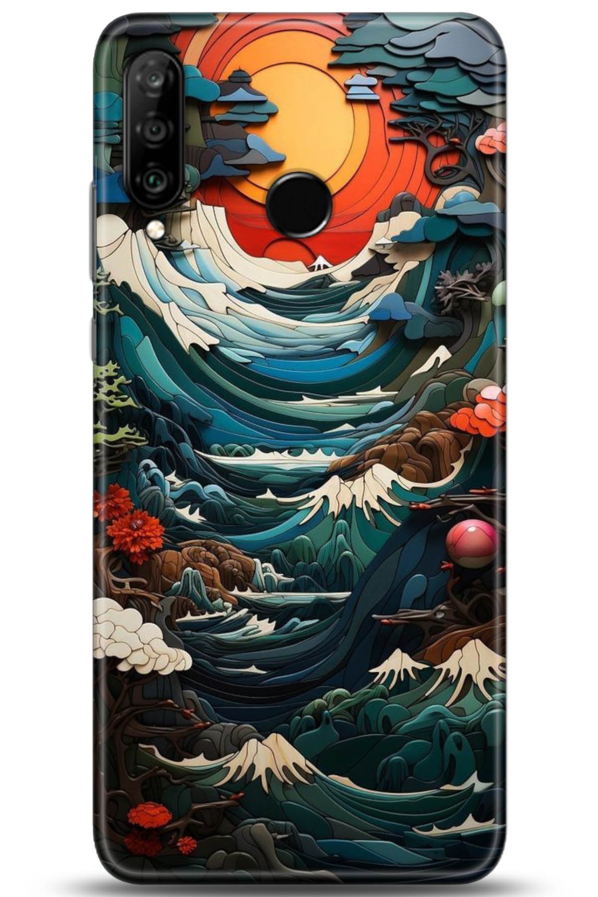 Huawei P30 Lite Uyumlu Kılıf HD Baskılı Kılıf - Followed Institution 5009