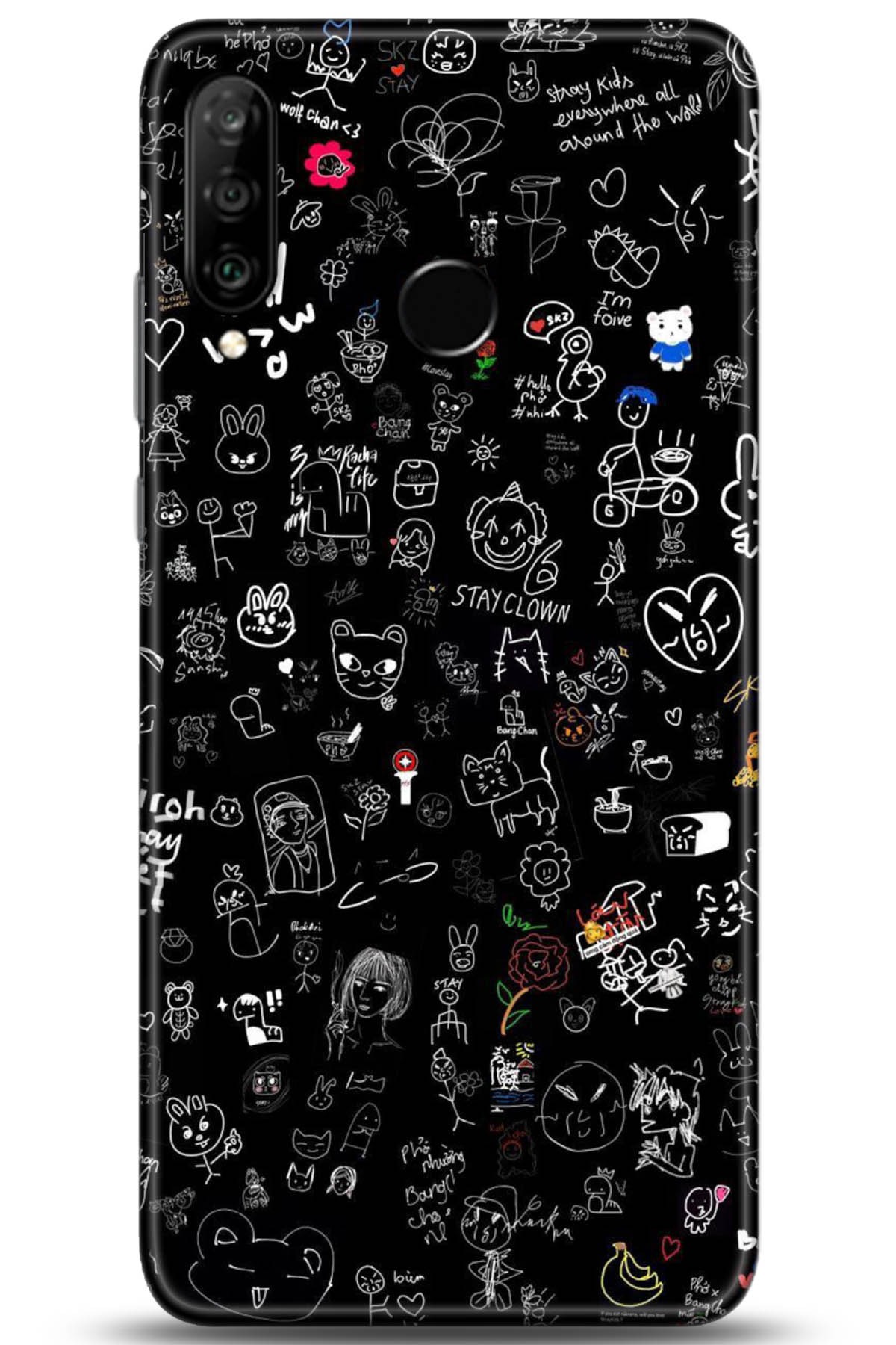 Huawei P30 Lite Uyumlu Kılıf HD Baskılı Kılıf - Followed Institution 5143