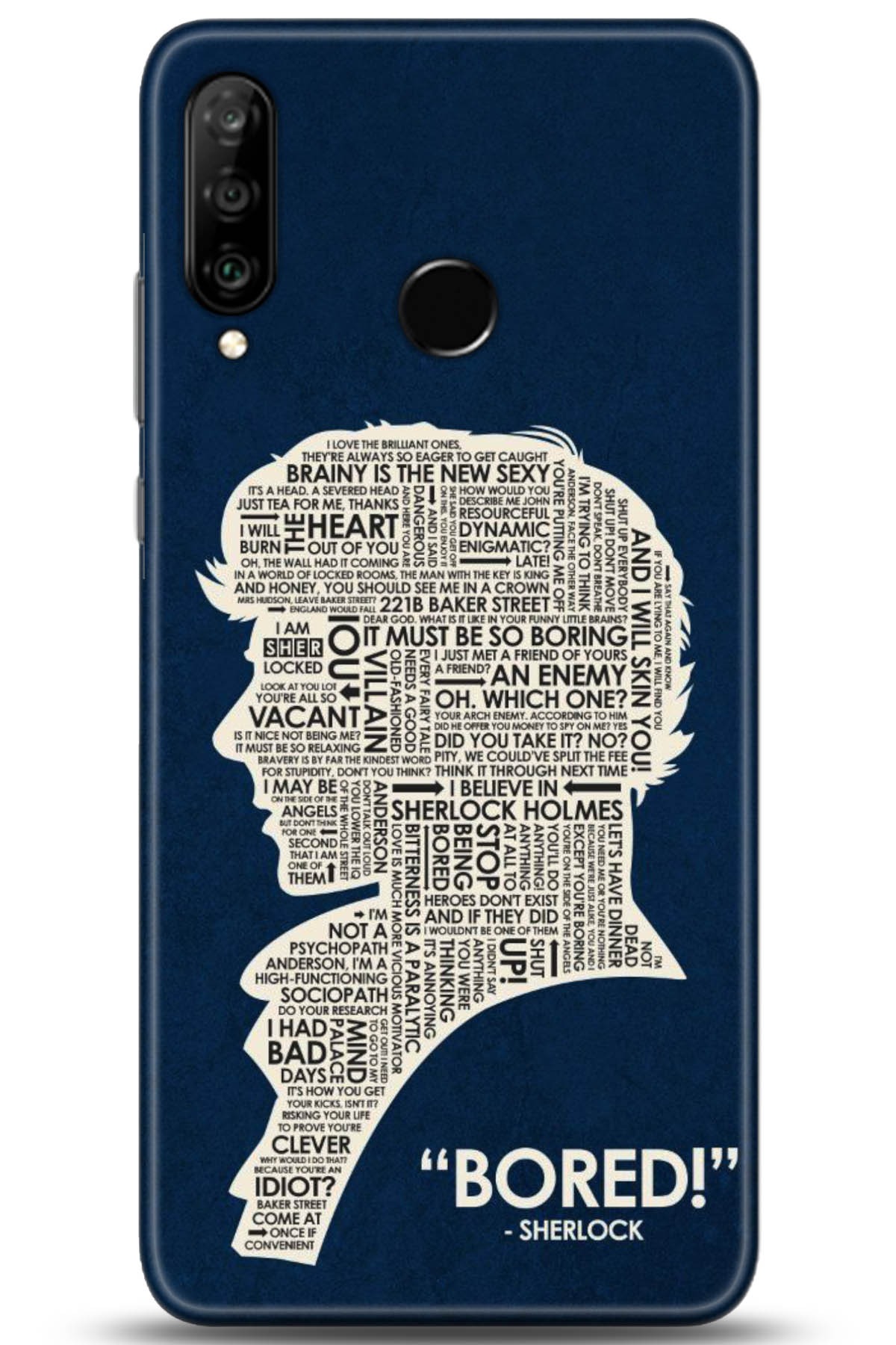 Huawei P30 Lite Uyumlu Kılıf HD Baskılı Kılıf - Followed Institution 5156