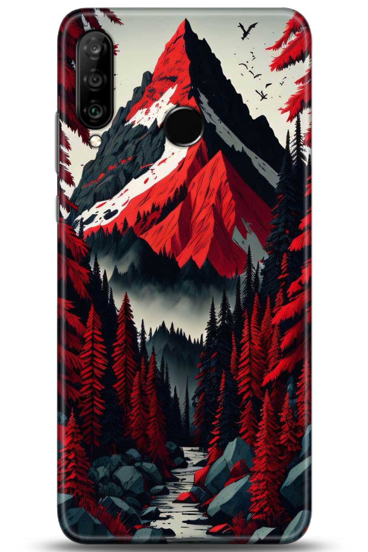 Huawei P30 Lite Uyumlu Kılıf HD Baskılı Kılıf - Followed Institution 5196