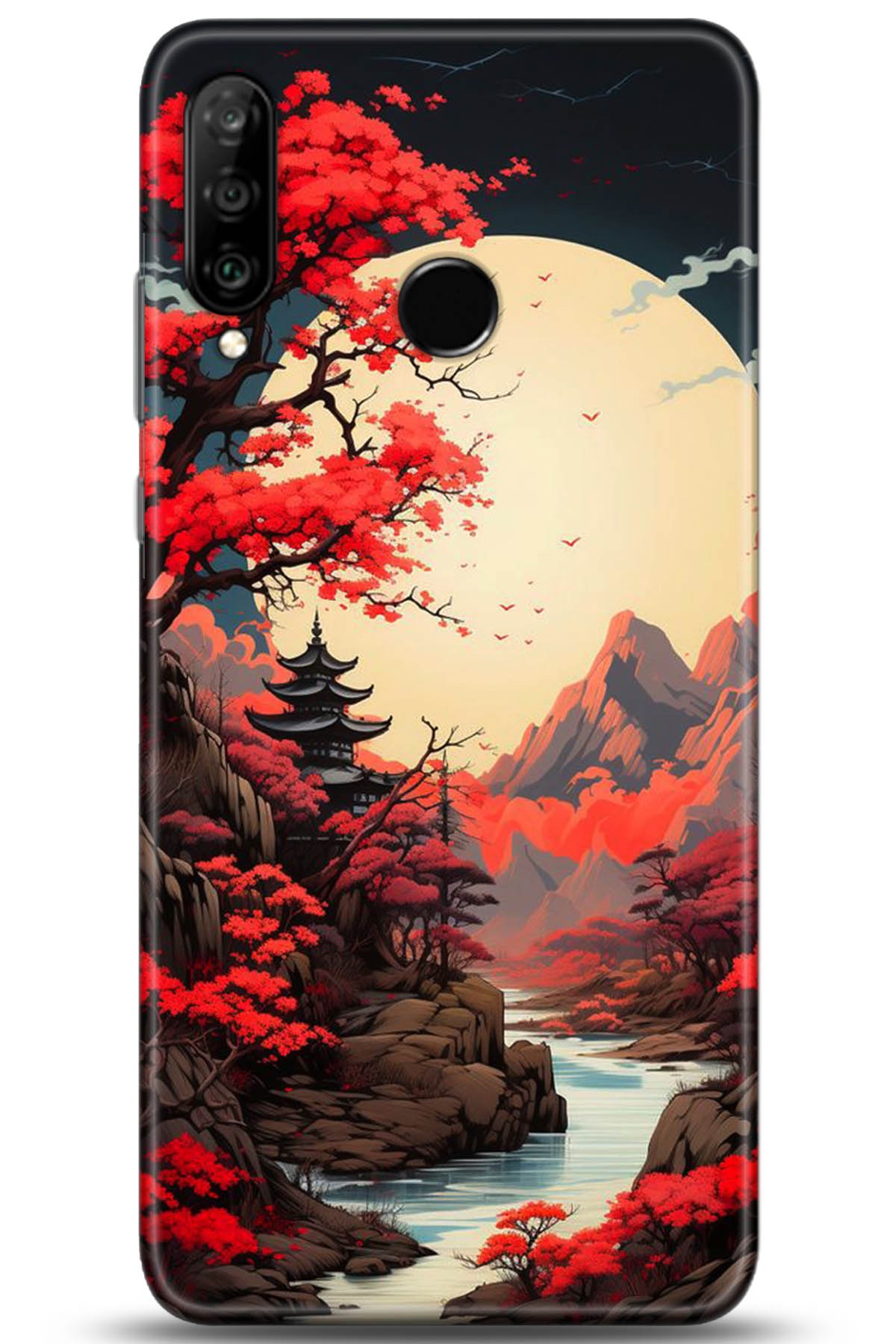 Huawei P30 Lite Uyumlu Kılıf HD Baskılı Kılıf - Followed Institution 5242