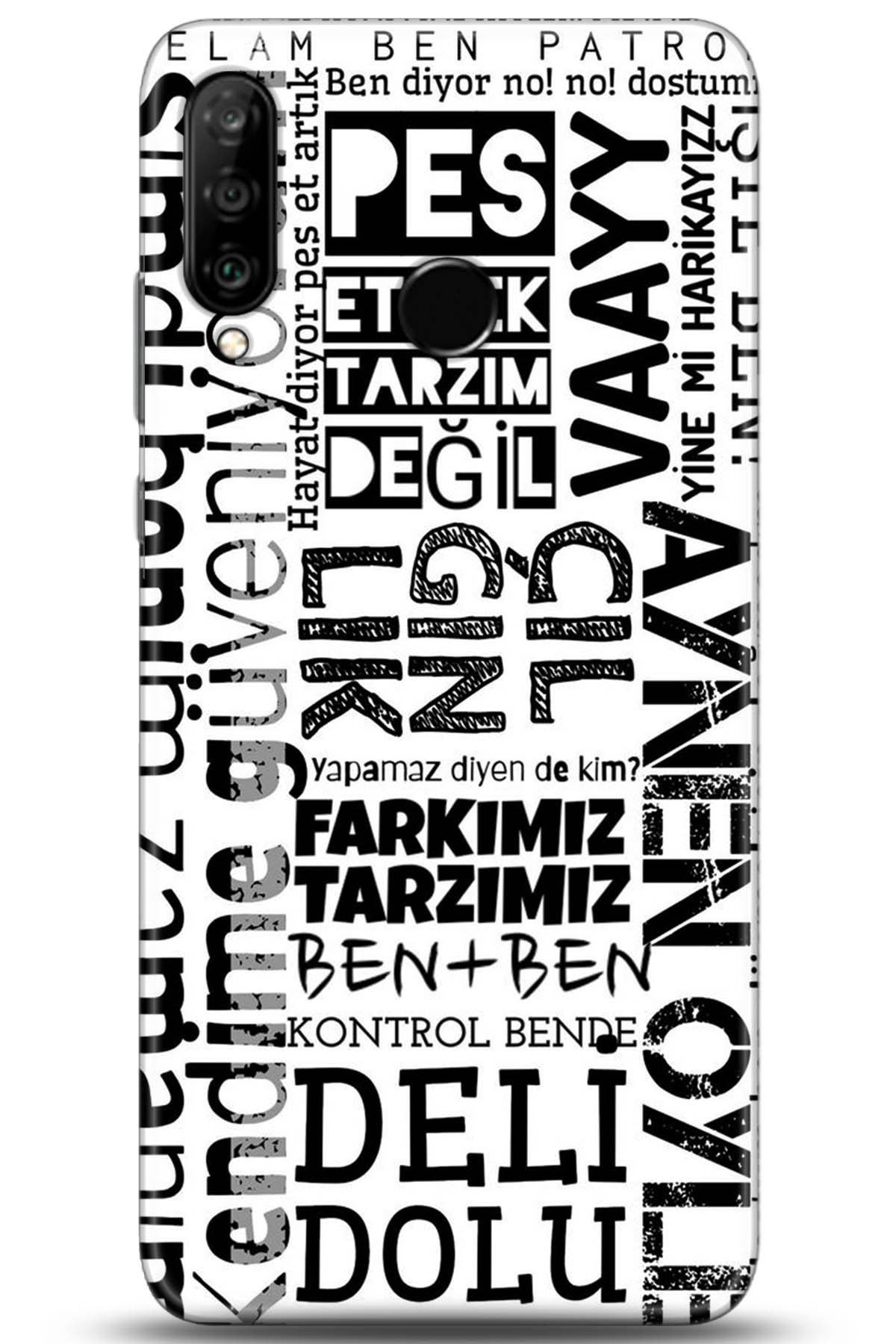 Huawei P30 Lite Uyumlu Kılıf HD Baskılı Kılıf - Followed Institution 5281