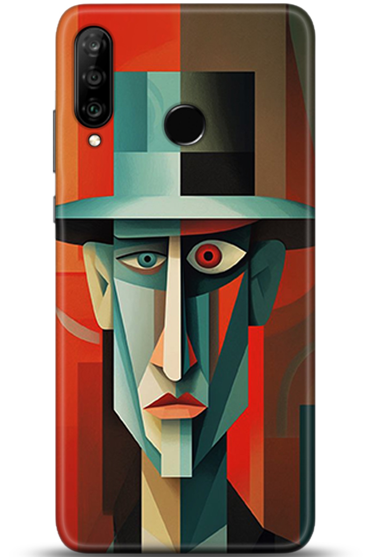 Huawei P30 Lite Uyumlu Kılıf HD Baskılı Kılıf - Followed Institution 5325