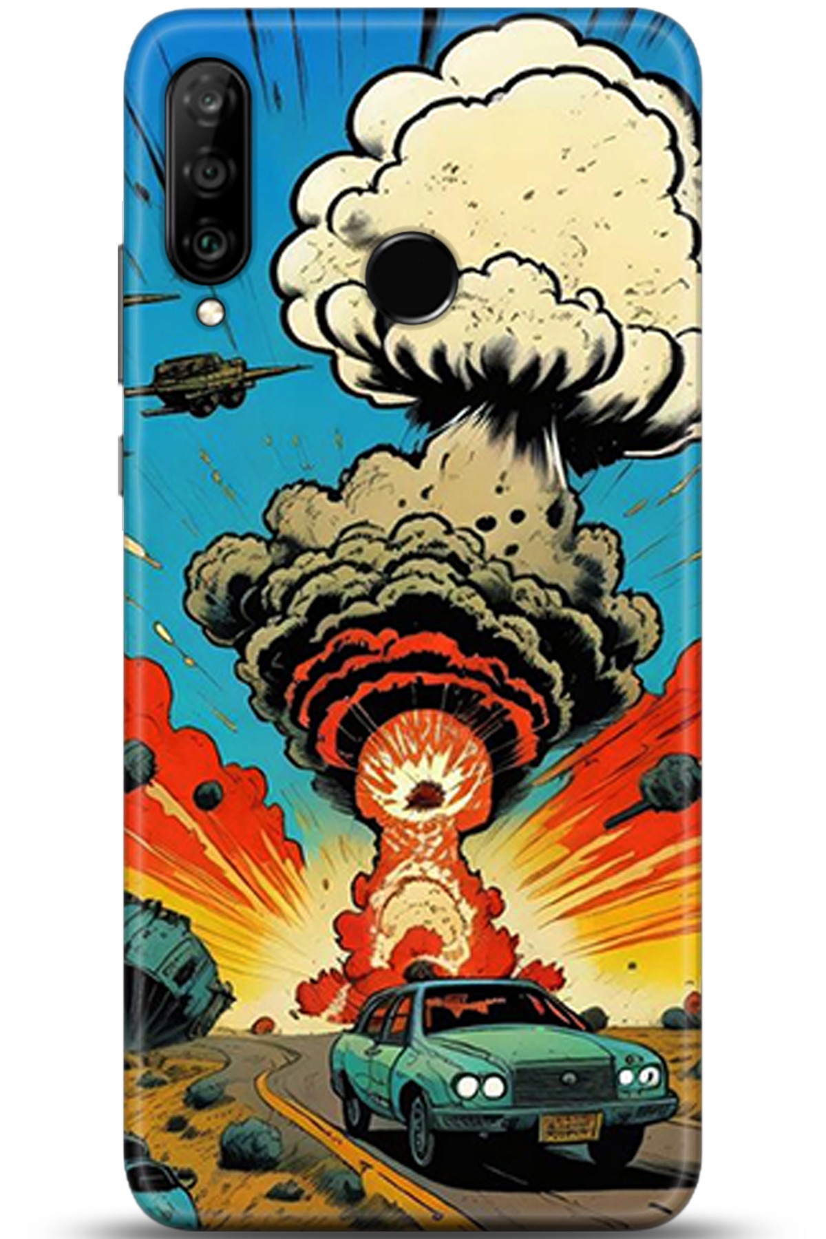 Huawei P30 Lite Uyumlu Kılıf HD Baskılı Kılıf - Followed Institution 5361