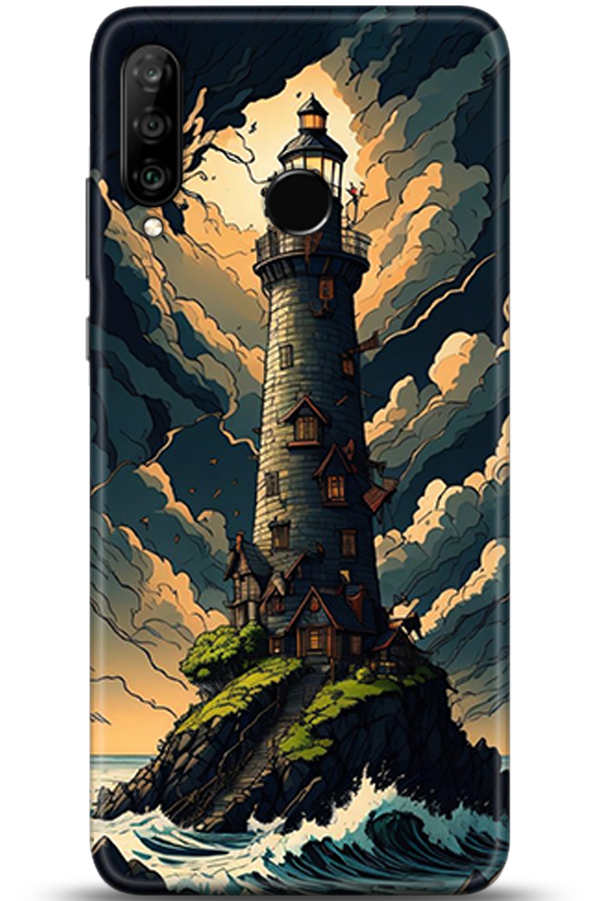 Huawei P30 Lite Uyumlu Kılıf HD Baskılı Kılıf - Followed Institution 5363