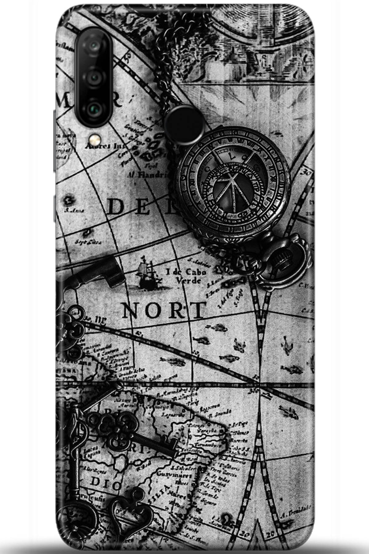 Huawei P30 Lite Uyumlu Kılıf HD Baskılı Kılıf - Followed Institution 5381