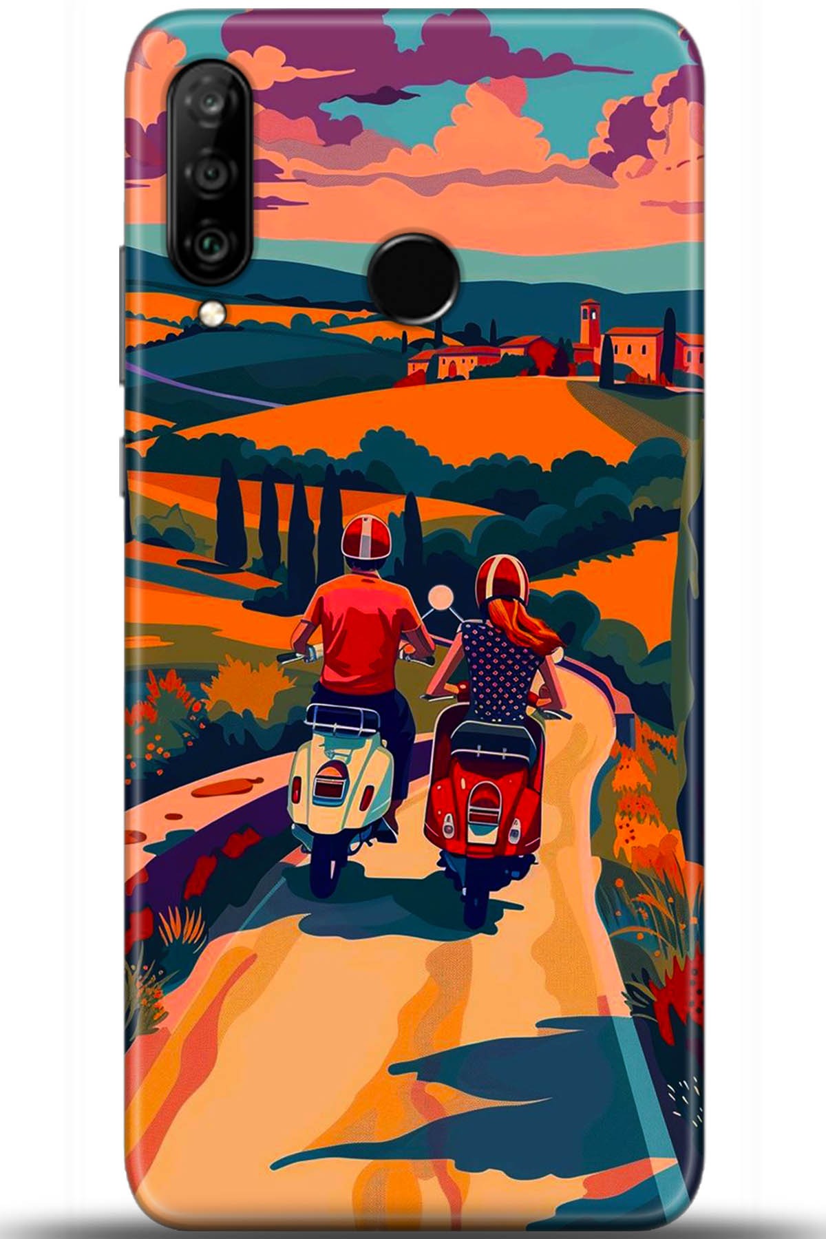 Huawei P30 Lite Uyumlu Kılıf HD Baskılı Kılıf - Followed Institution 5390