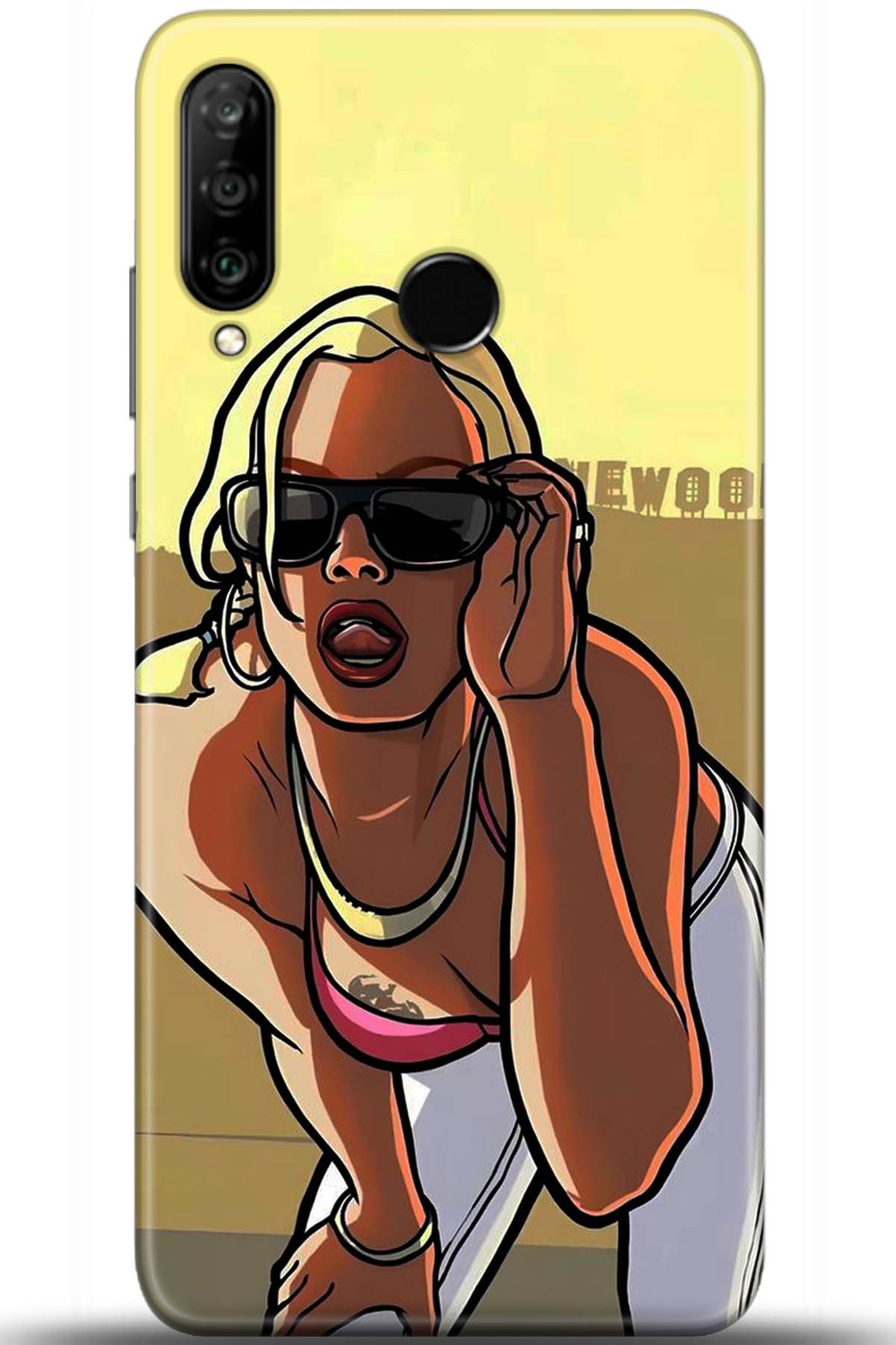 Huawei P30 Lite Uyumlu Kılıf HD Baskılı Kılıf - Followed Institution 5412