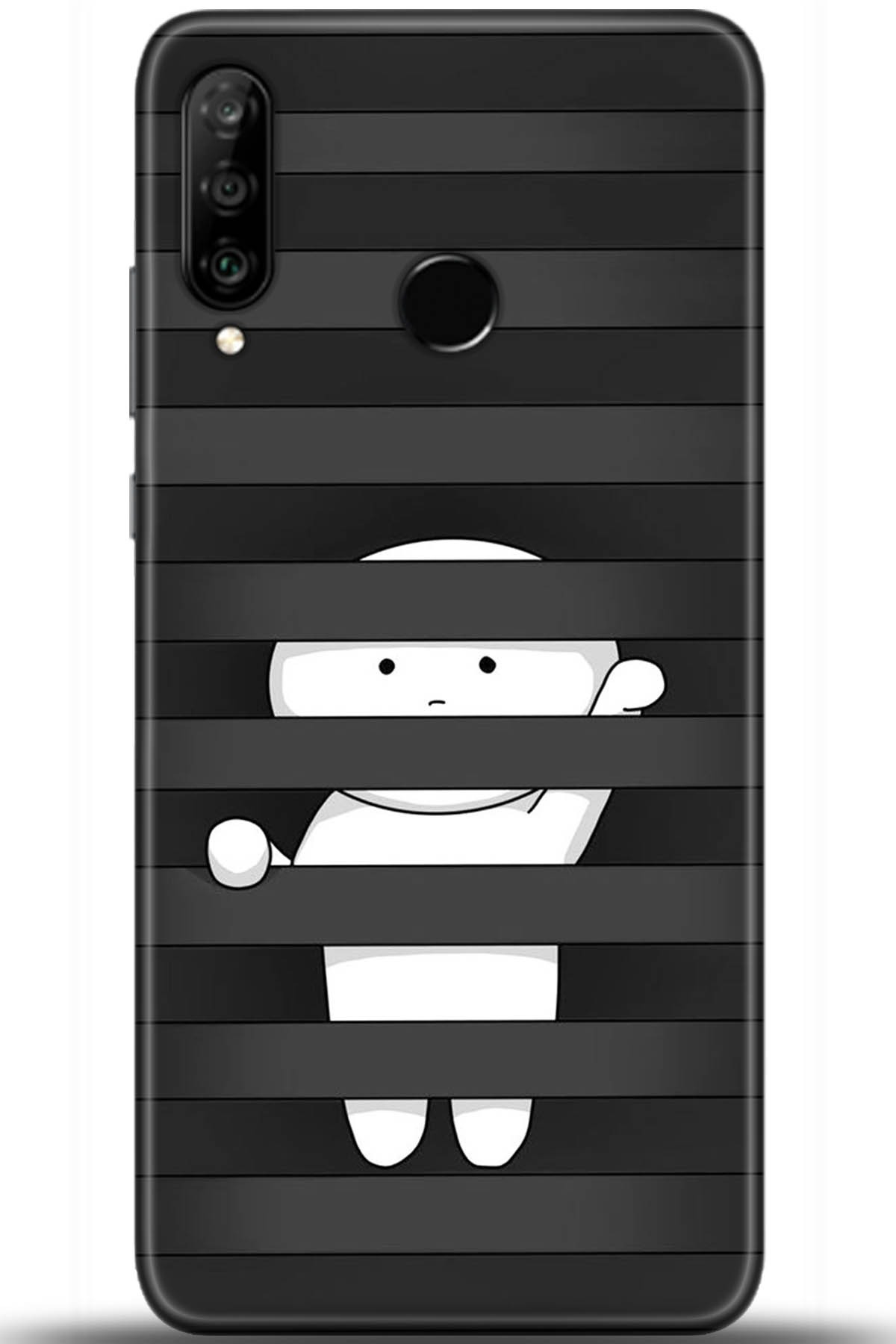 Huawei P30 Lite Uyumlu Kılıf HD Baskılı Kılıf - Followed Institution 5478