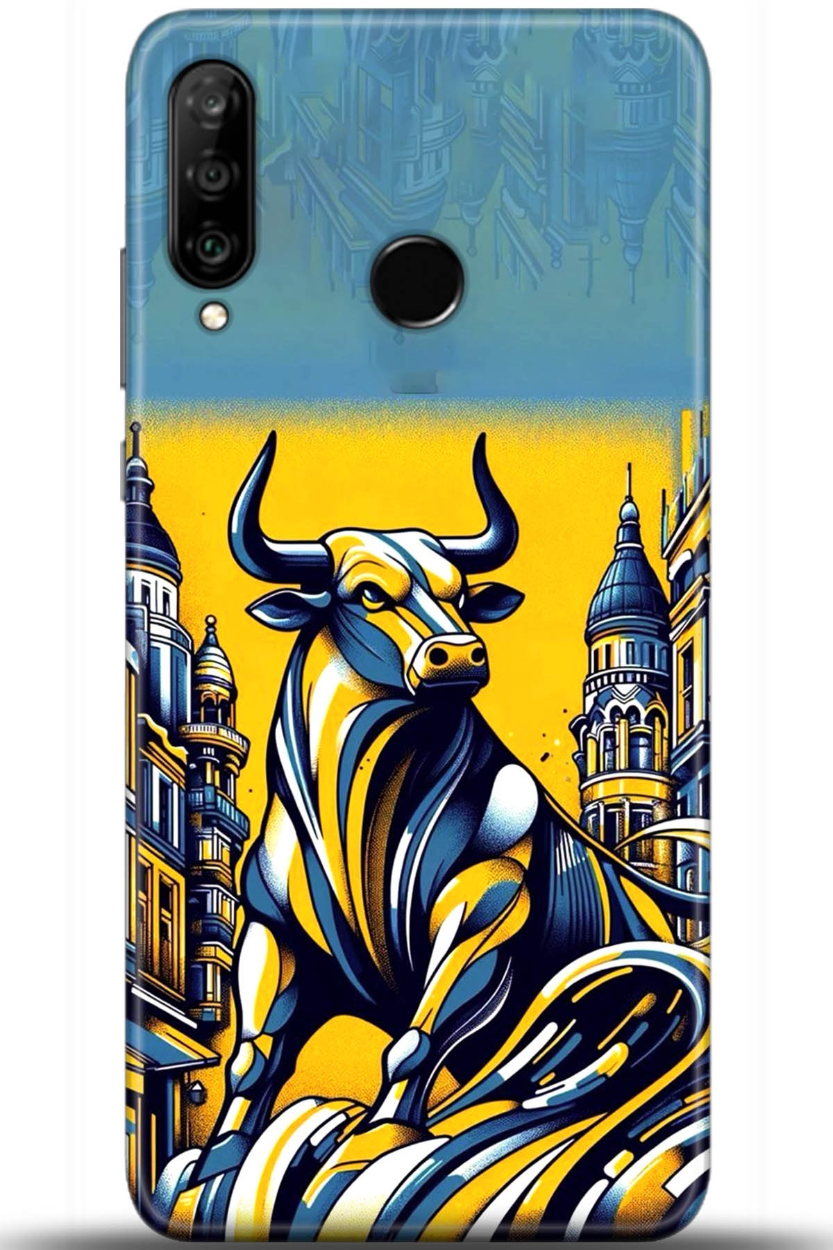 Huawei P30 Lite Uyumlu Kılıf HD Baskılı Kılıf - Followed Institution 5661