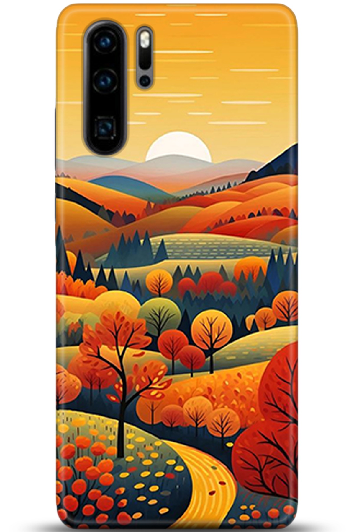 Huawei P30 Pro Uyumlu Kılıf HD Baskılı Kılıf - Followed Institution 5356