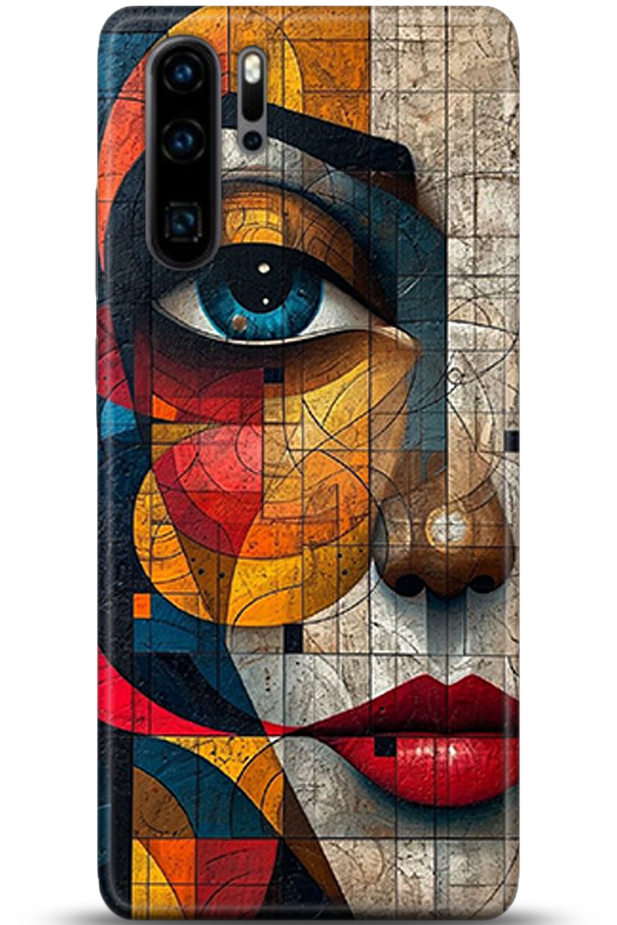 Huawei P30 Pro Uyumlu Kılıf HD Baskılı Kılıf - Followed Institution 5366