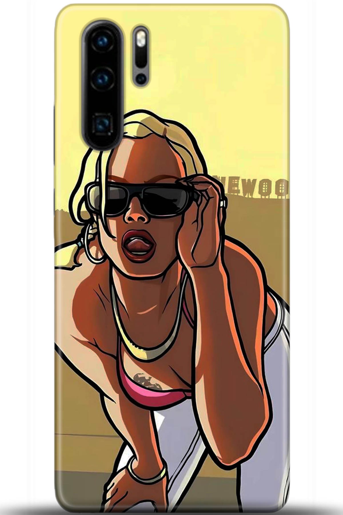 Huawei P30 Pro Uyumlu Kılıf HD Baskılı Kılıf - Followed Institution 5412