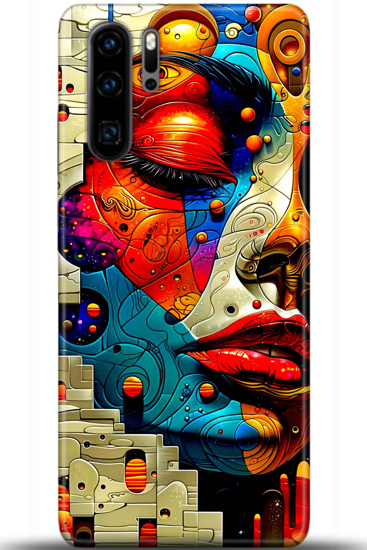 Huawei P30 Pro Uyumlu Kılıf HD Baskılı Kılıf - Followed Institution 5422