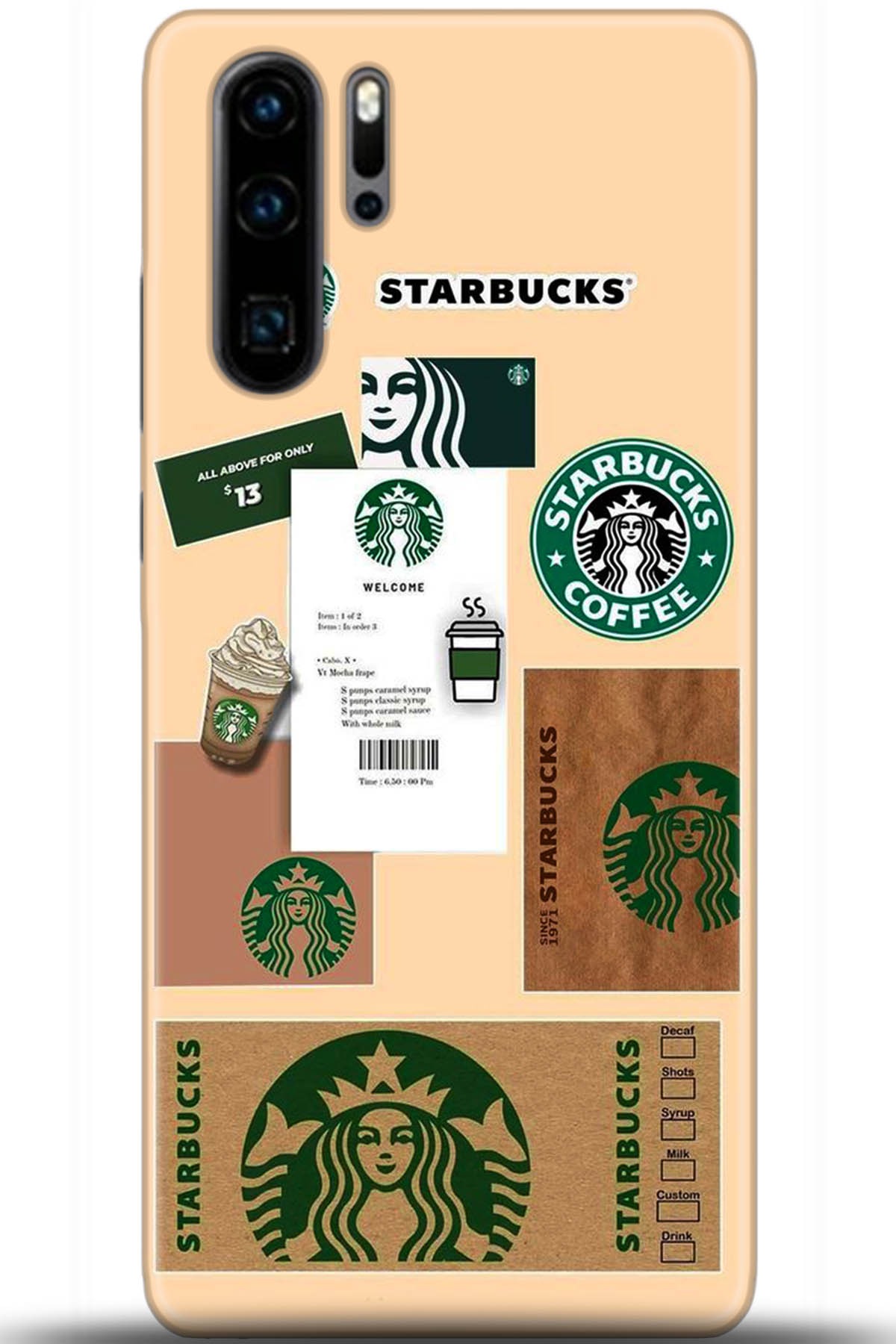 Huawei P30 Pro Uyumlu Kılıf HD Baskılı Kılıf - Followed Institution 5470