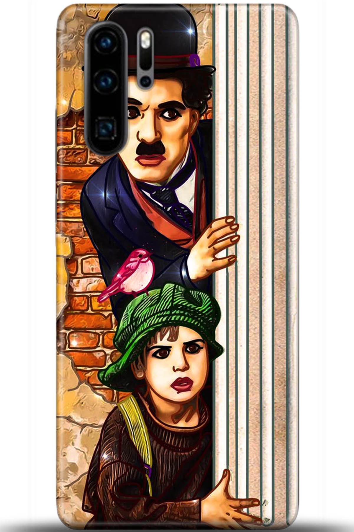 Huawei P30 Pro Uyumlu Kılıf HD Baskılı Kılıf - Followed Institution 5694