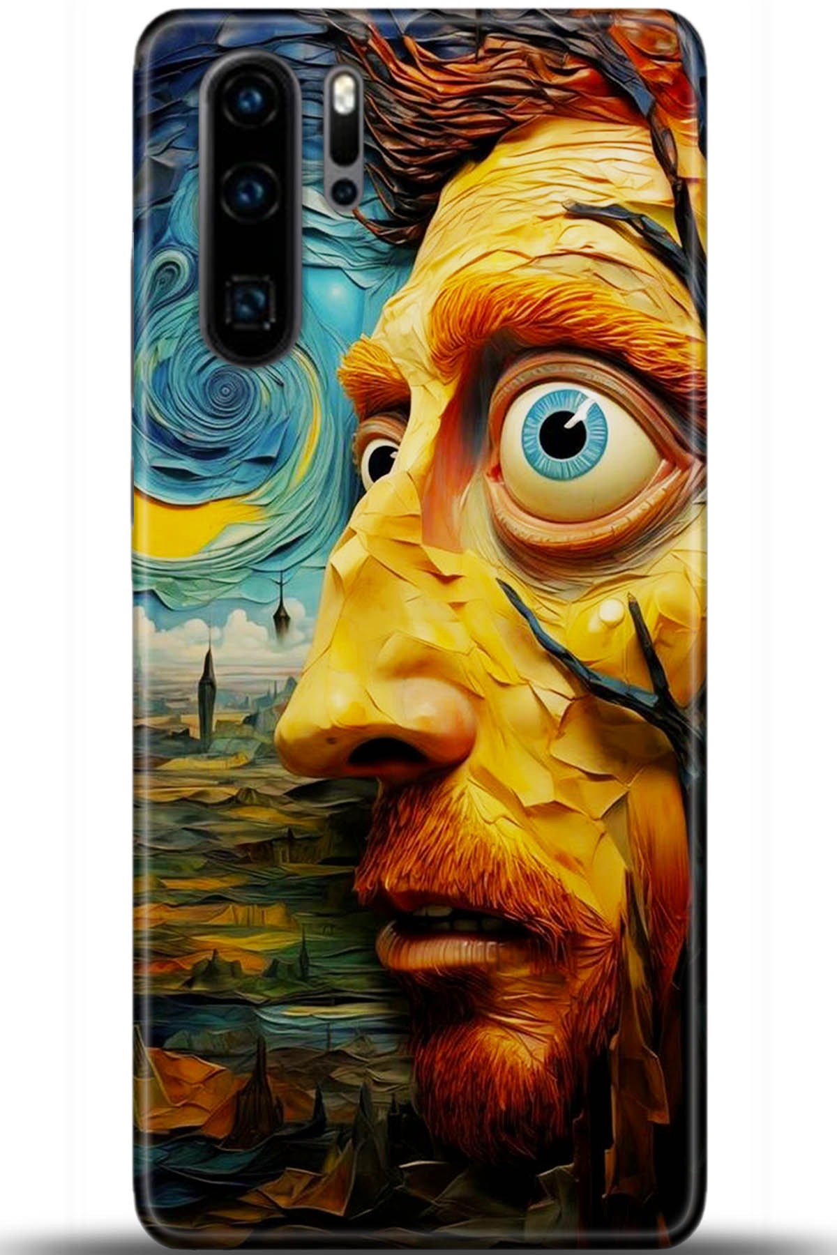 Huawei P30 Pro Uyumlu Kılıf HD Baskılı Kılıf - Followed Institution 5714