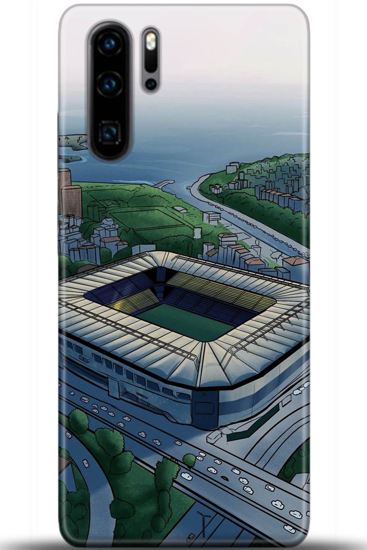 Huawei P30 Pro Uyumlu Kılıf HD Baskılı Kılıf - Followed Institution 5715