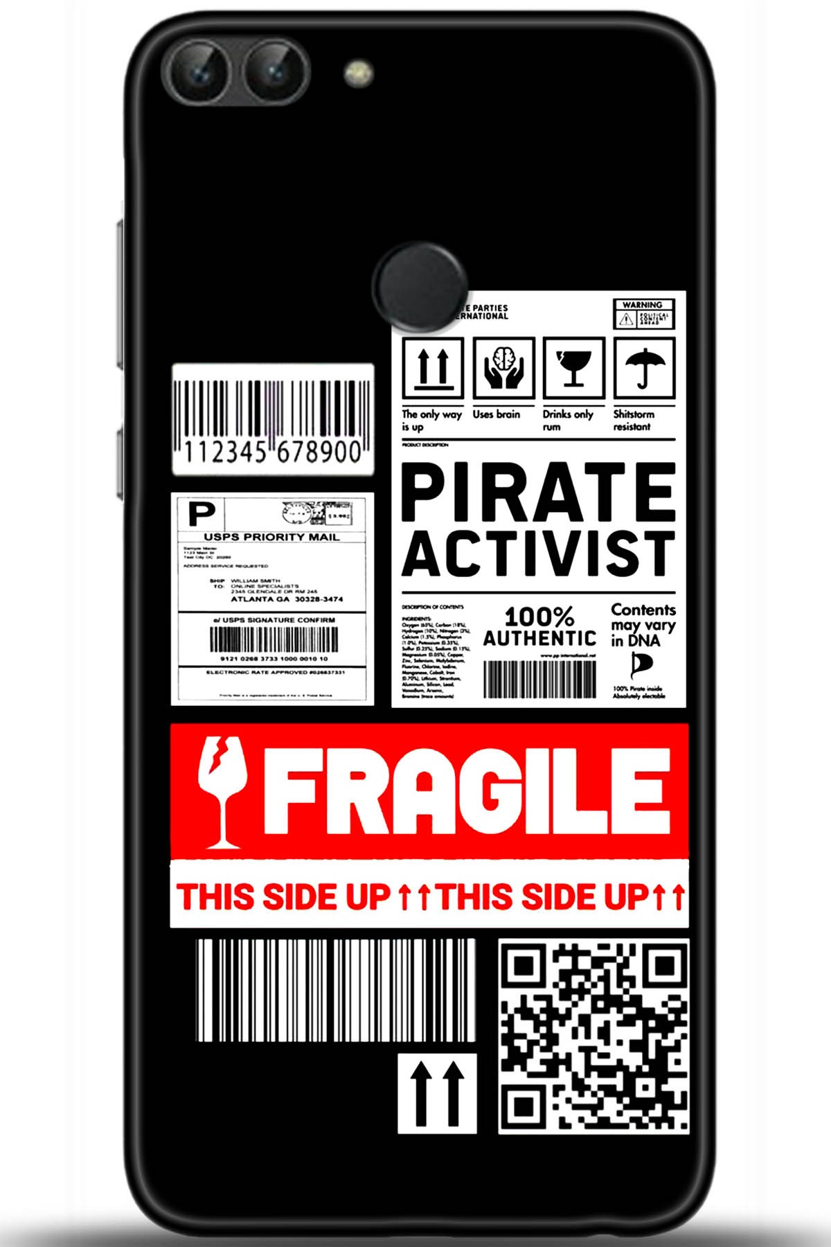 Huawei P Smart Uyumlu Kılıf HD Baskılı Kılıf - Followed Institution 5447