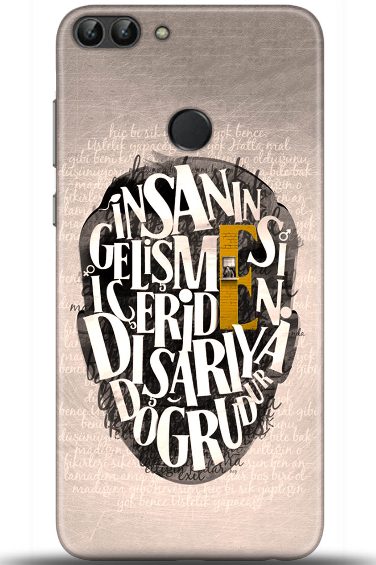 Huawei P Smart Uyumlu Kılıf HD Baskılı Kılıf - Followed Institution 5587