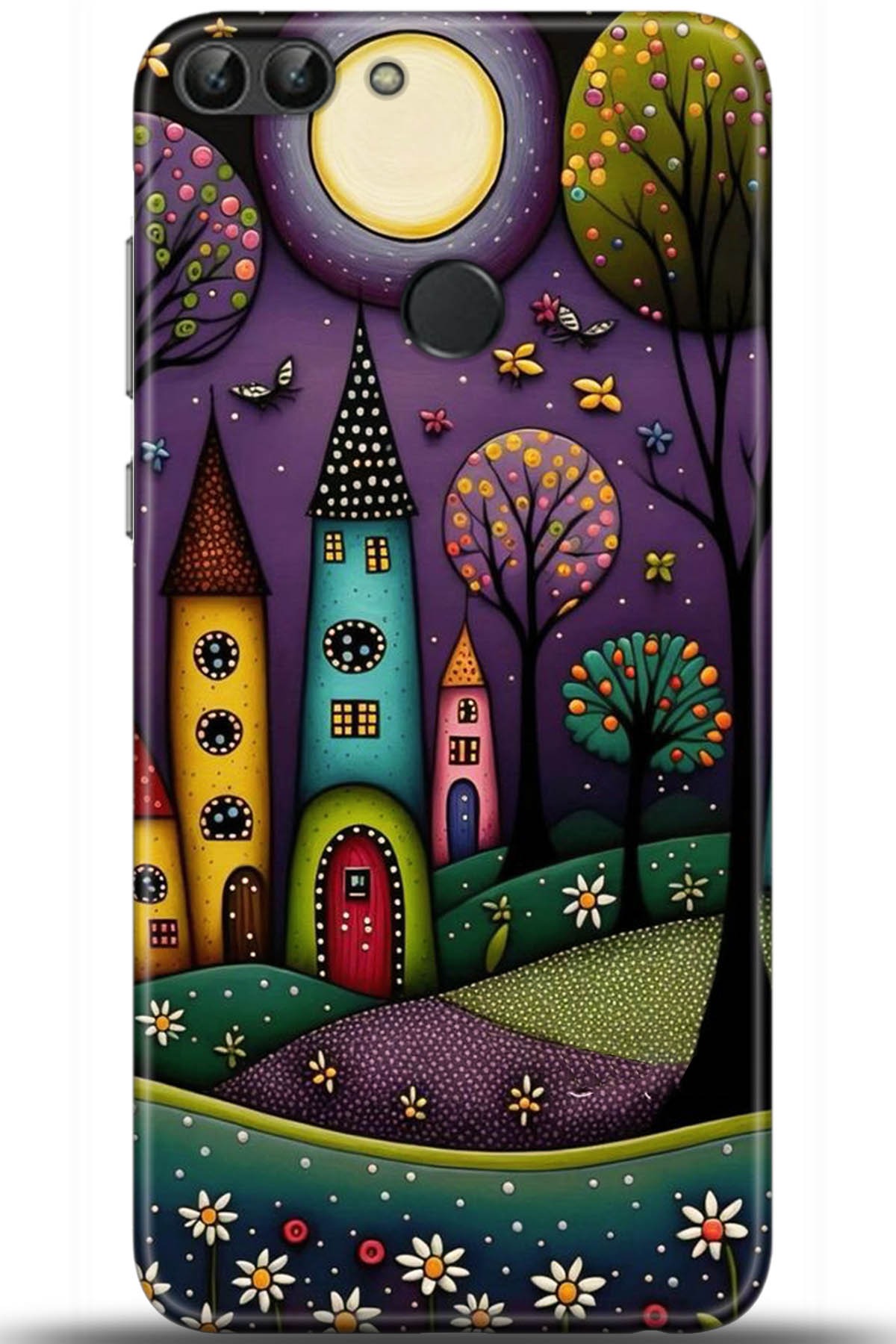 Huawei P Smart Uyumlu Kılıf HD Baskılı Kılıf - Followed Institution 5704