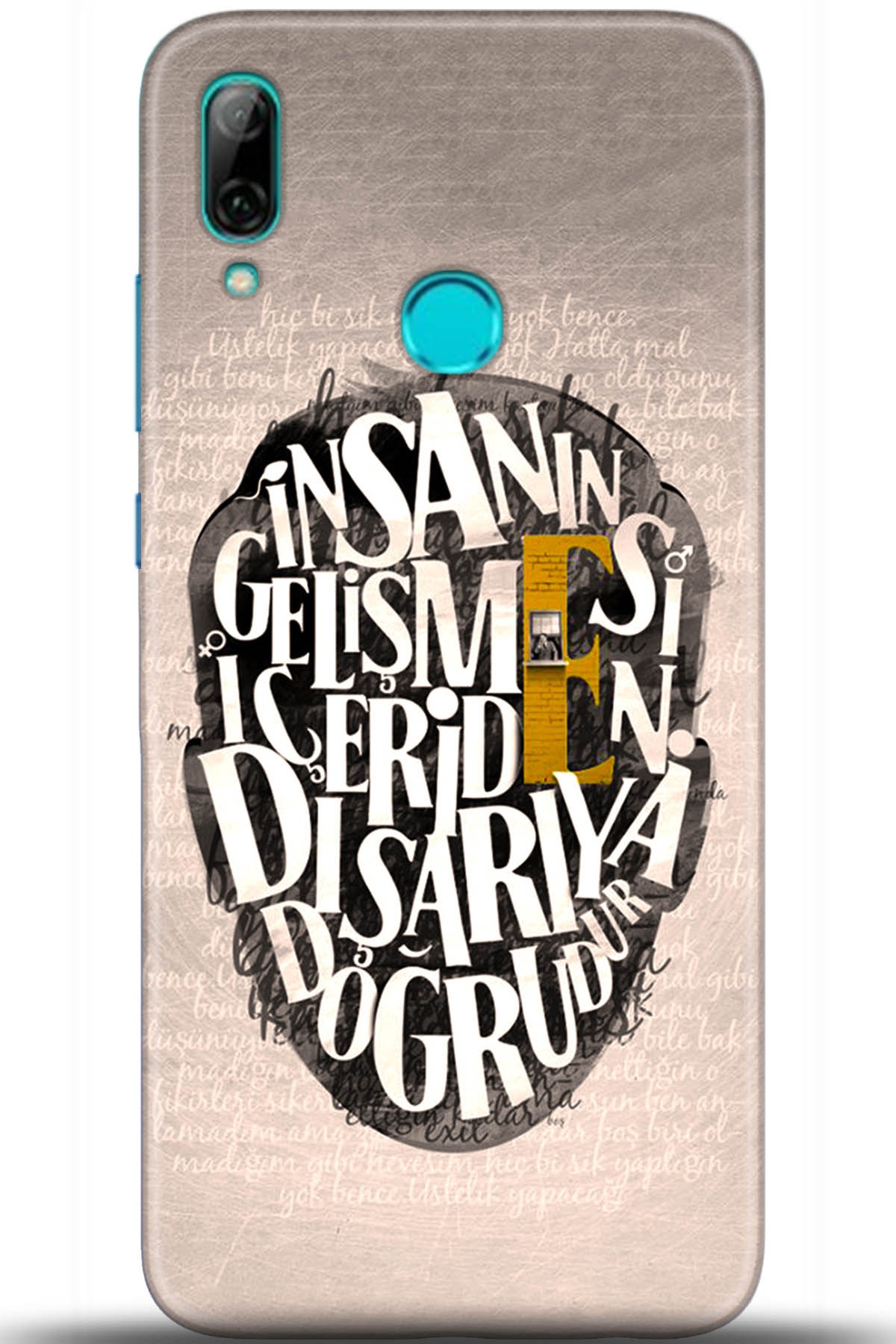 Huawei P Smart 2019 Uyumlu Kılıf HD Baskılı Kılıf - Followed Institution 5587