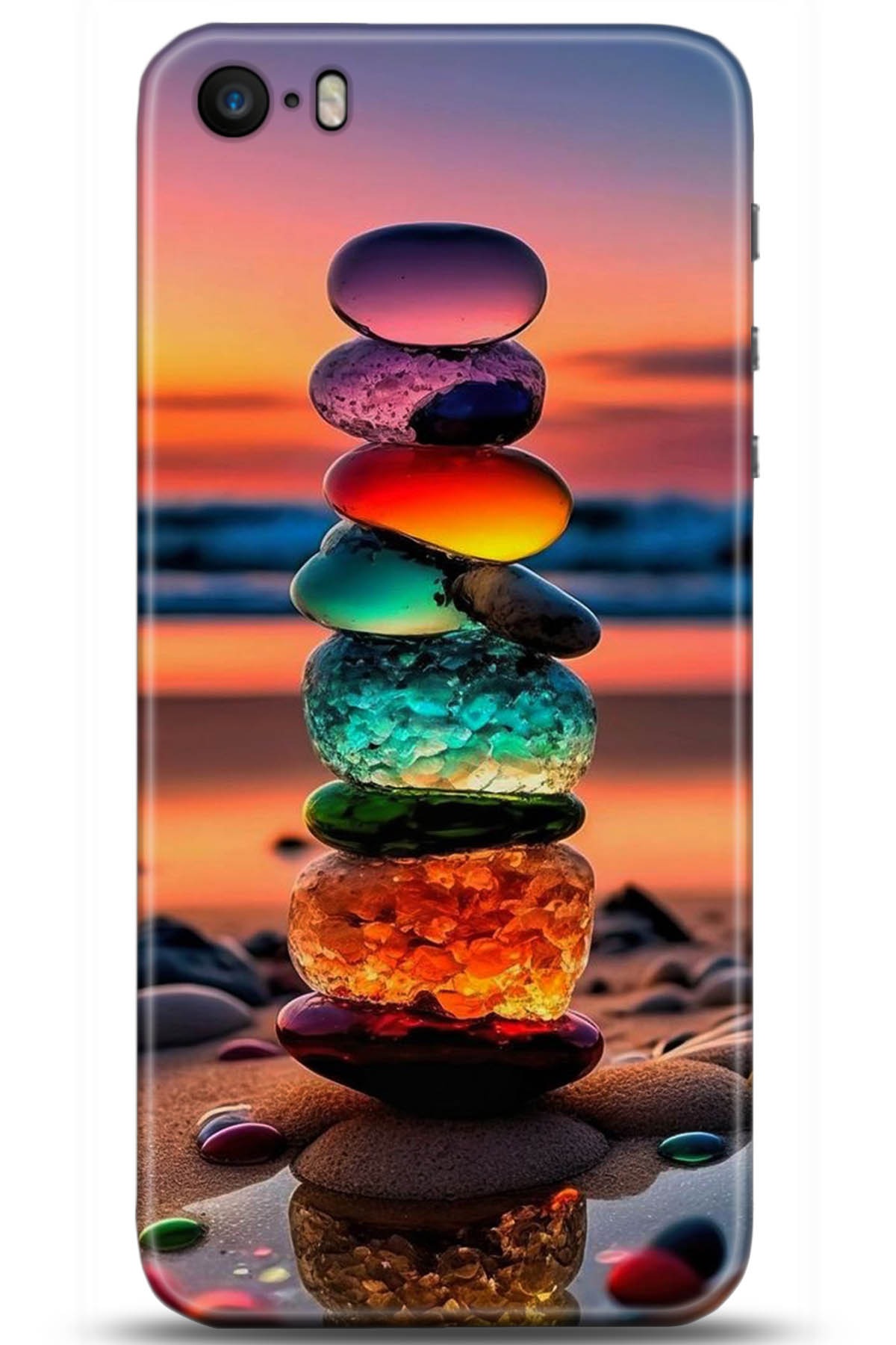 Apple iPhone 5S Uyumlu Kılıf HD Baskılı Kılıf - Followed Institution 5235