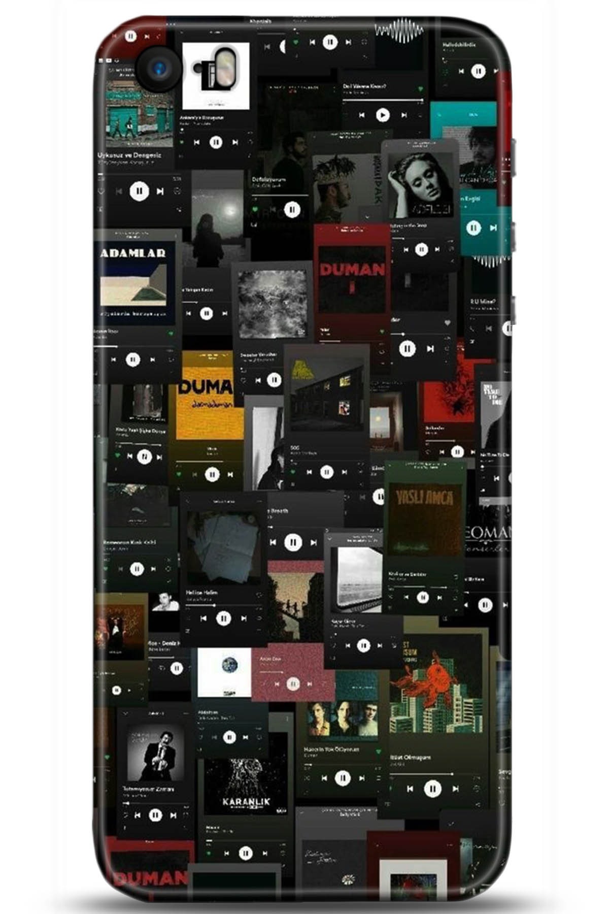 Apple iPhone 5S Uyumlu Kılıf HD Baskılı Kılıf - Followed Institution 5264