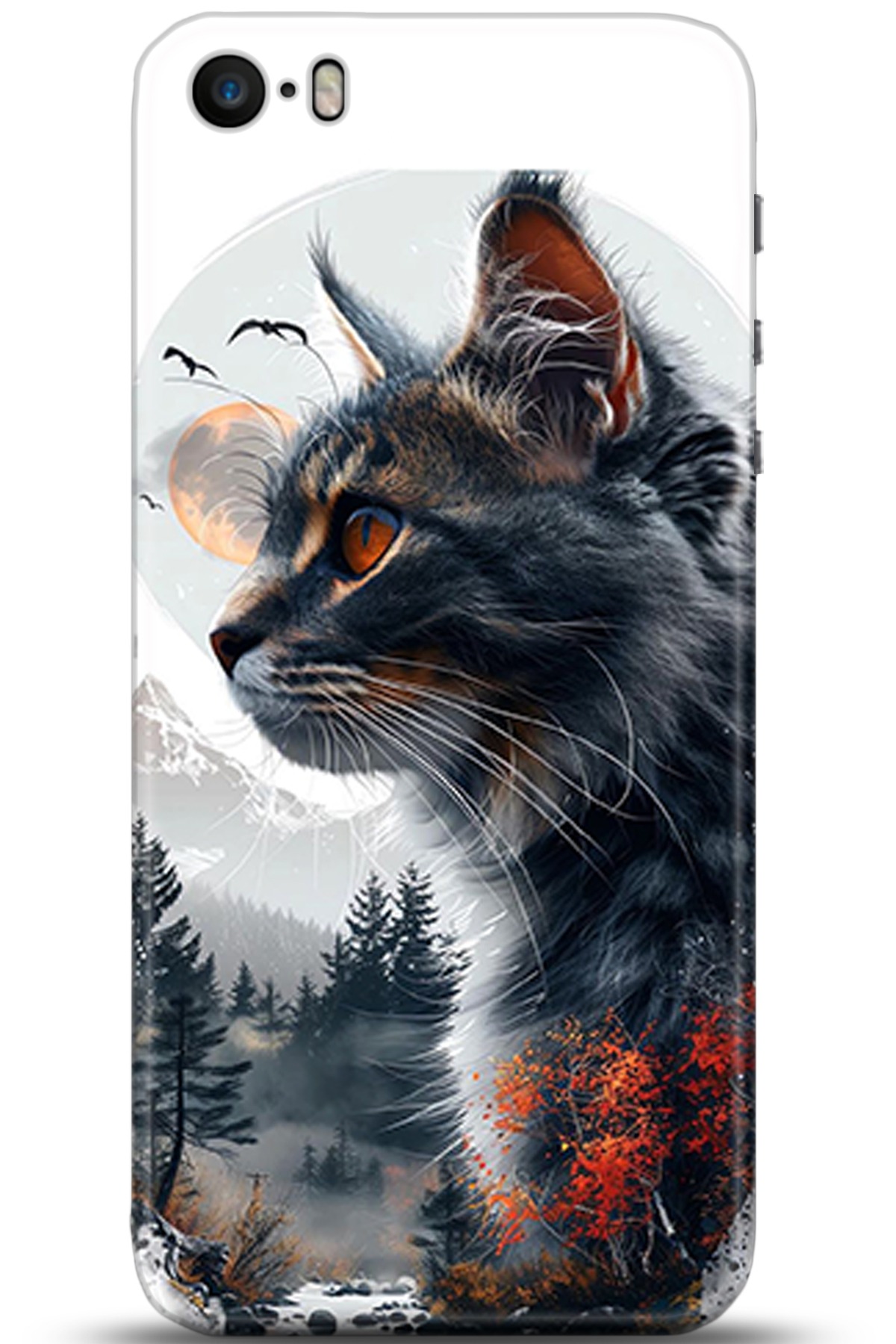 Apple iPhone 5S Uyumlu Kılıf HD Baskılı Kılıf - Followed Institution 5319