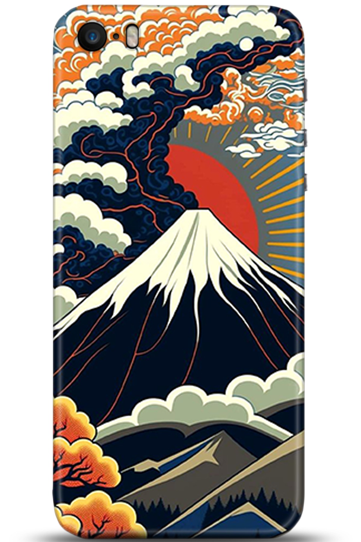 Apple iPhone 5S Uyumlu Kılıf HD Baskılı Kılıf - Followed Institution 5342