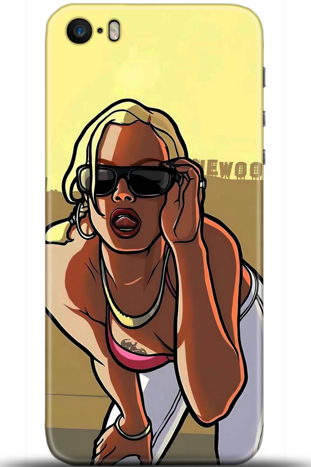 Apple iPhone 5S Uyumlu Kılıf HD Baskılı Kılıf - Followed Institution 5412