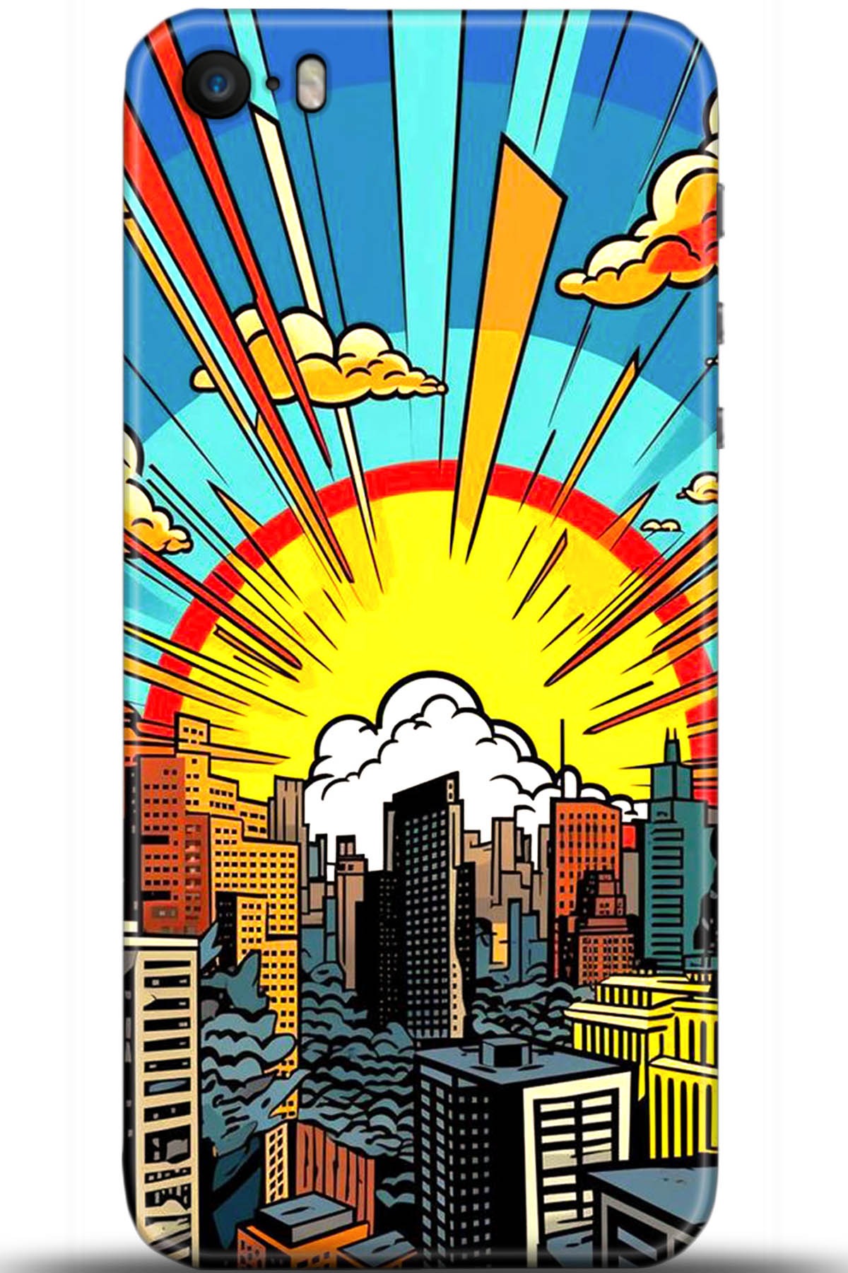 Apple iPhone 5S Uyumlu Kılıf HD Baskılı Kılıf - Followed Institution 5571