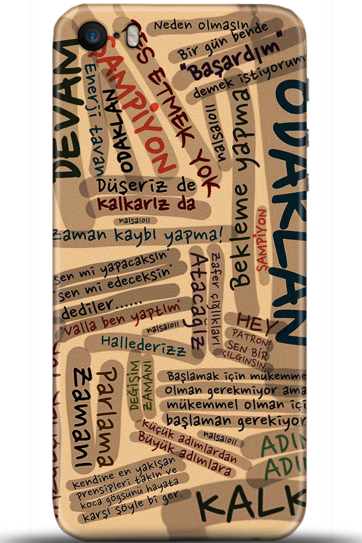 Apple iPhone 5S Uyumlu Kılıf HD Baskılı Kılıf - Followed Institution 5586