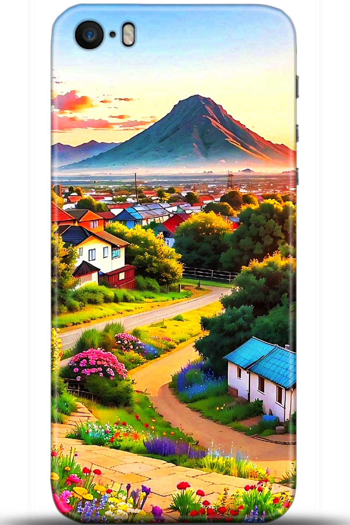 Apple iPhone 5S Uyumlu Kılıf HD Baskılı Kılıf - Followed Institution 5605