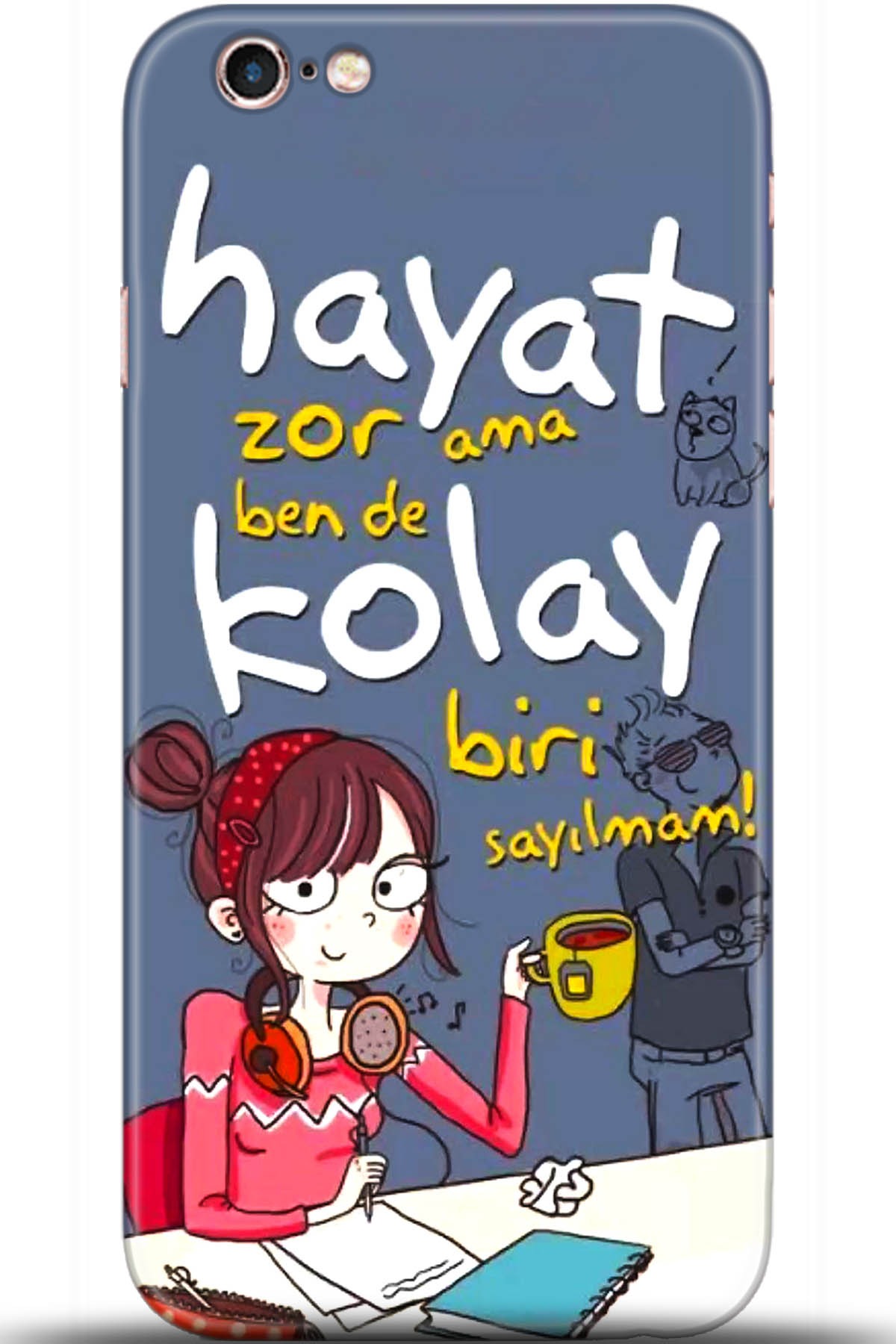 Apple iPhone 6S Plus Uyumlu Kılıf HD Baskılı Kılıf - Followed Institution 5686