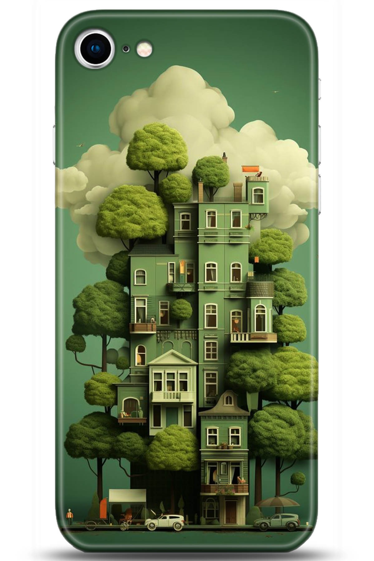 Apple iPhone 7 Uyumlu Kılıf HD Baskılı Kılıf - Followed Institution 5273