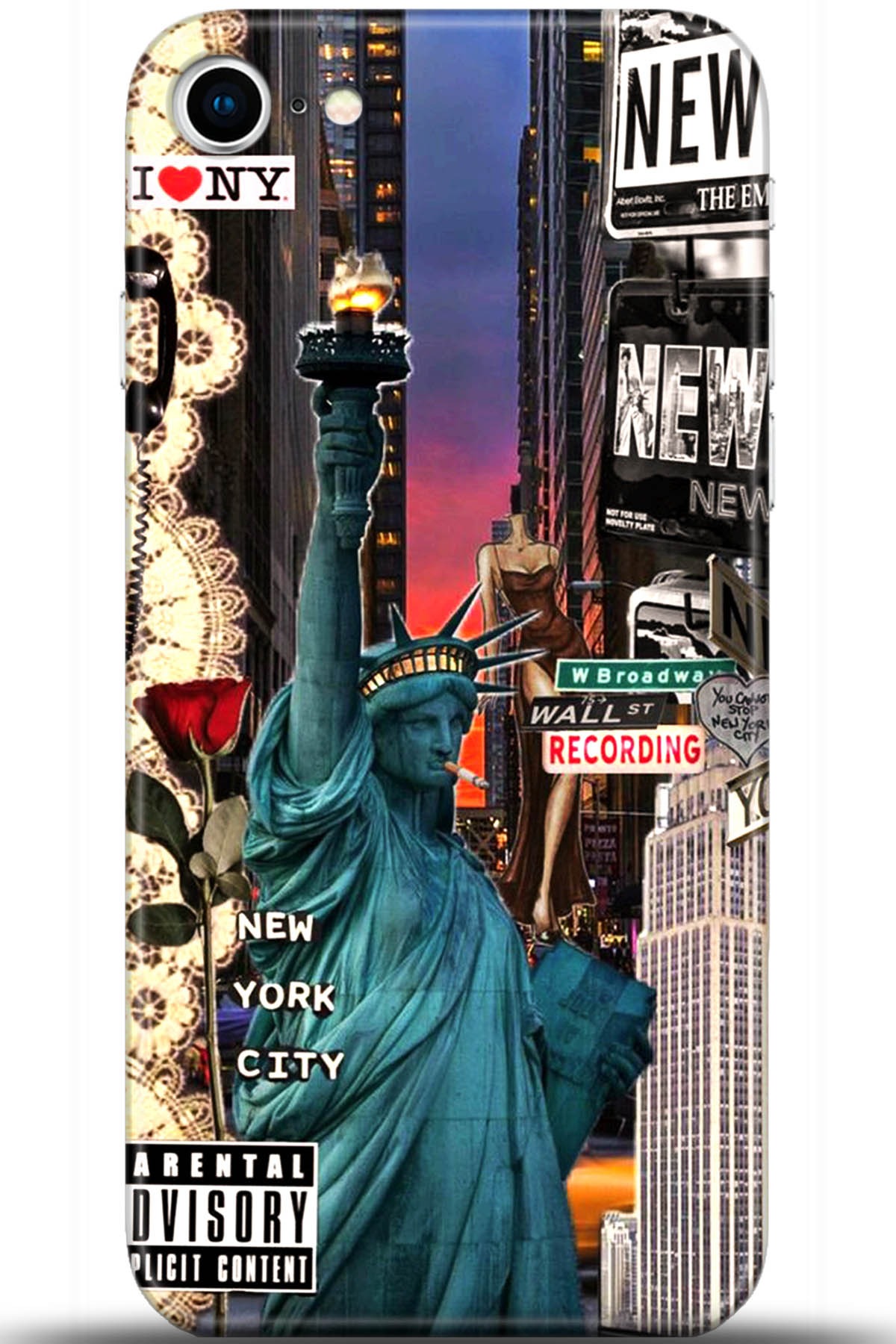 Apple iPhone 7 Uyumlu Kılıf HD Baskılı Kılıf - Followed Institution 5618