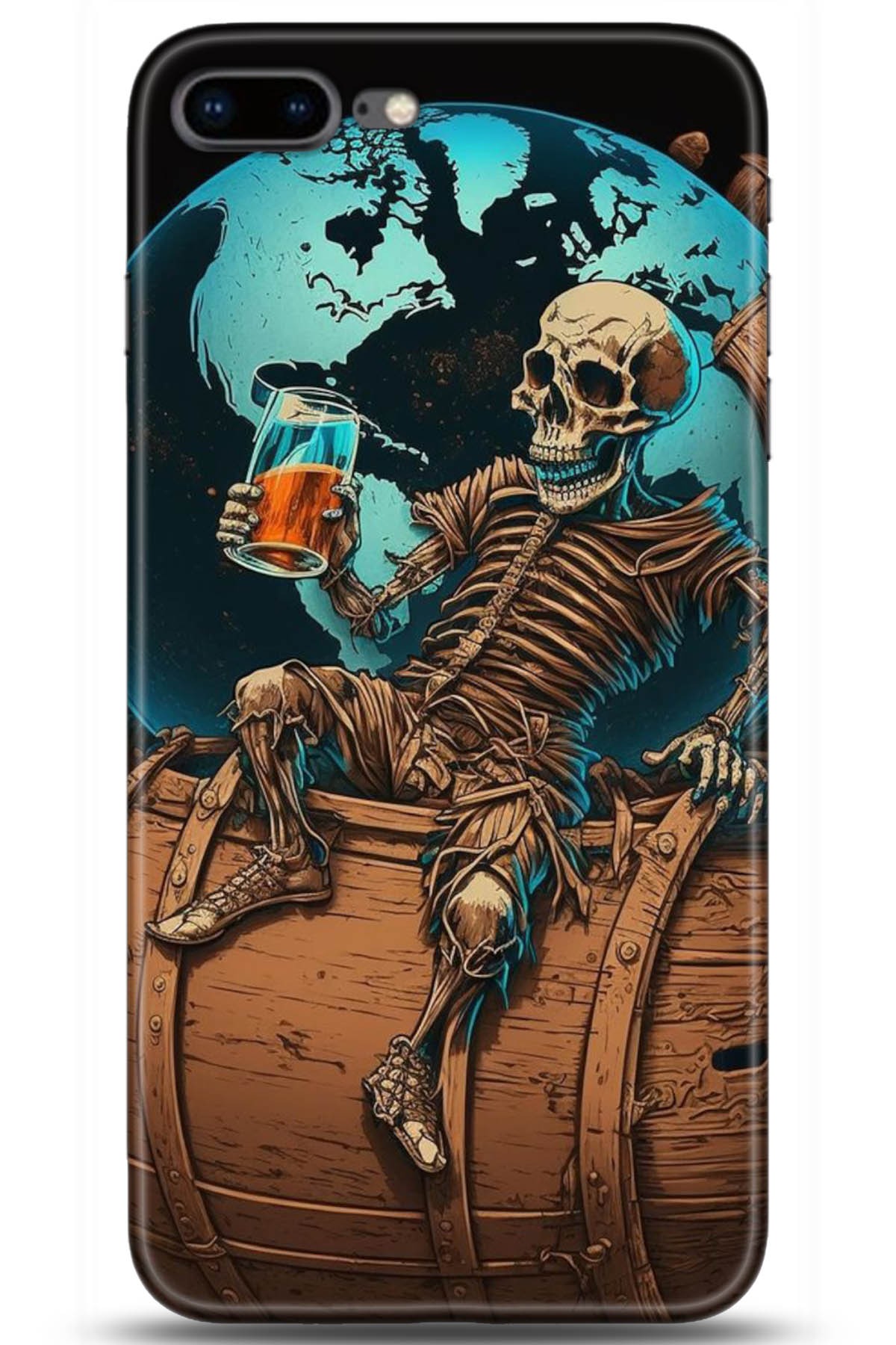 Apple iPhone 8 Plus Uyumlu Kılıf HD Baskılı Kılıf - Followed Institution 5054