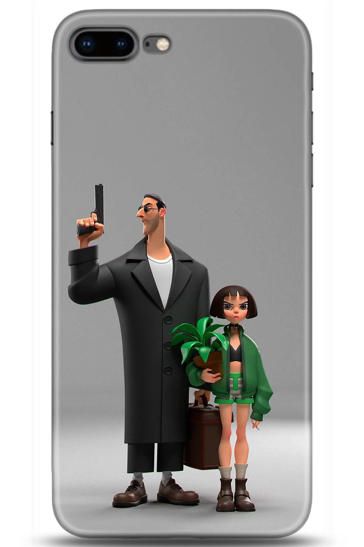 Apple iPhone 8 Plus Uyumlu Kılıf HD Baskılı Kılıf - Followed Institution 5079