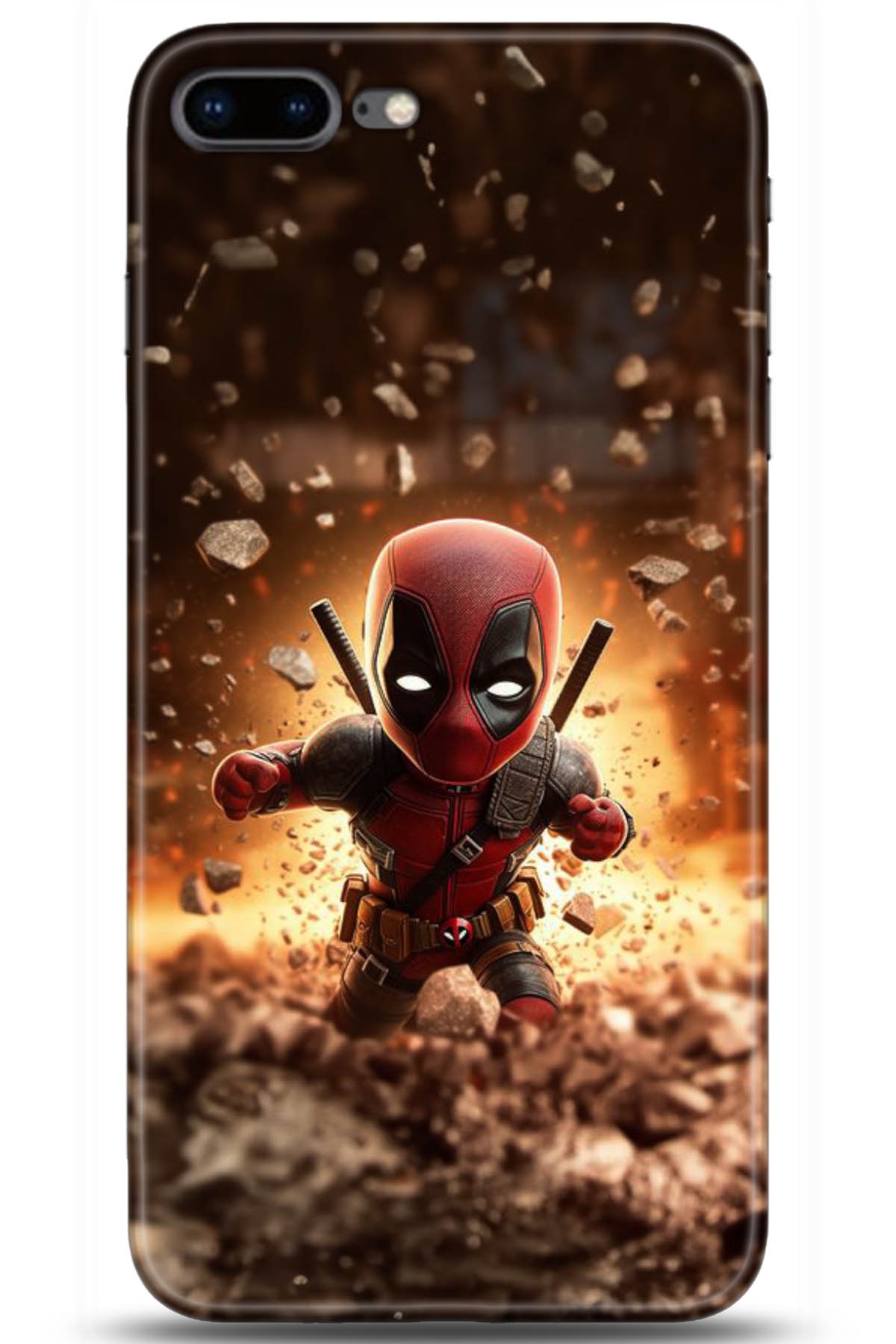 Apple iPhone 8 Plus Uyumlu Kılıf HD Baskılı Kılıf - Followed Institution 5082