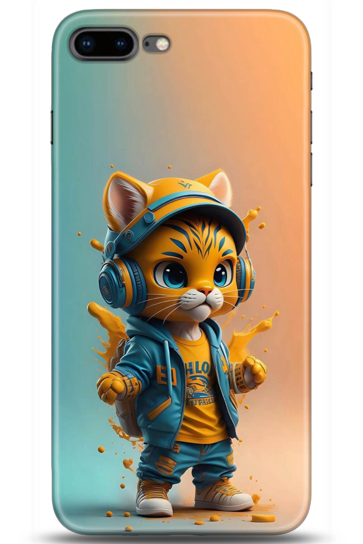 Apple iPhone 8 Plus Uyumlu Kılıf HD Baskılı Kılıf - Followed Institution 5101