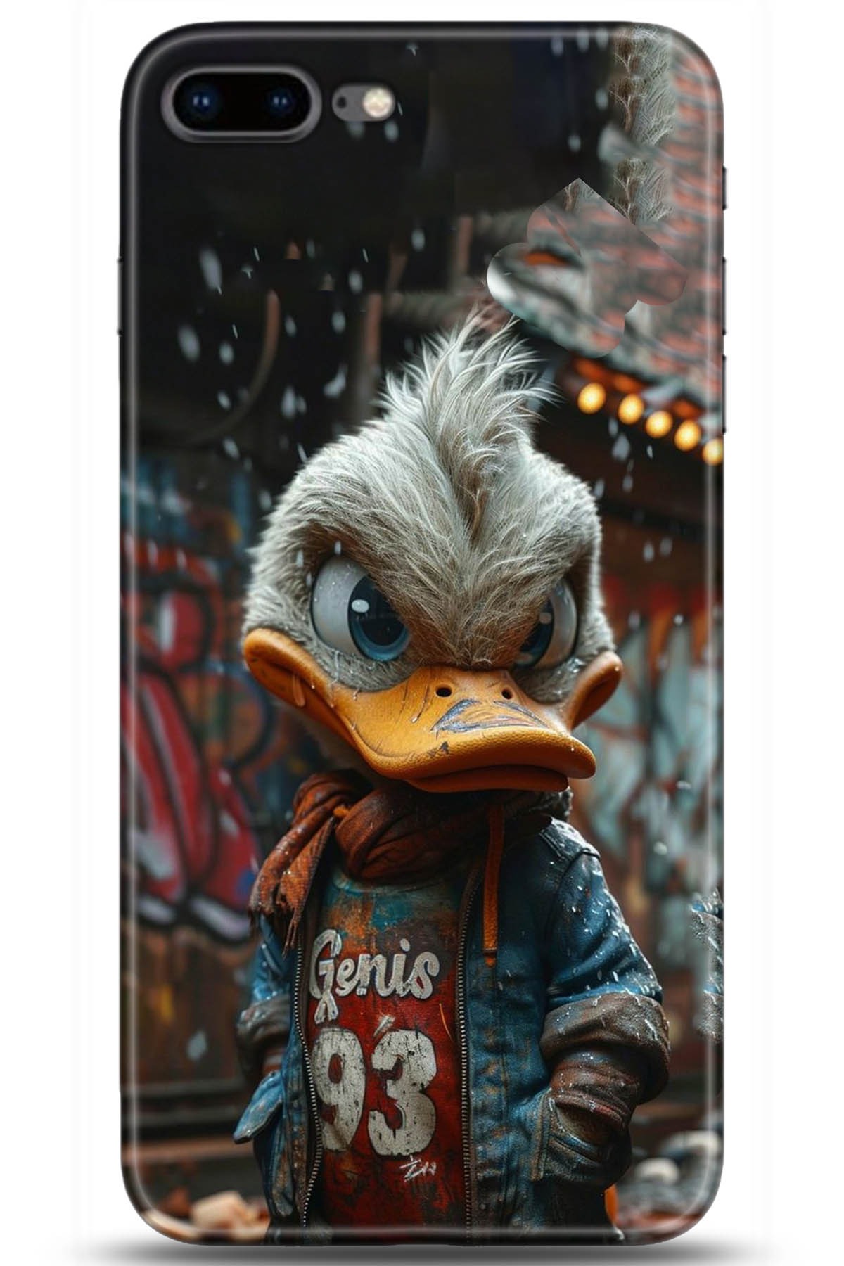 Apple iPhone 8 Plus Uyumlu Kılıf HD Baskılı Kılıf - Followed Institution 5230